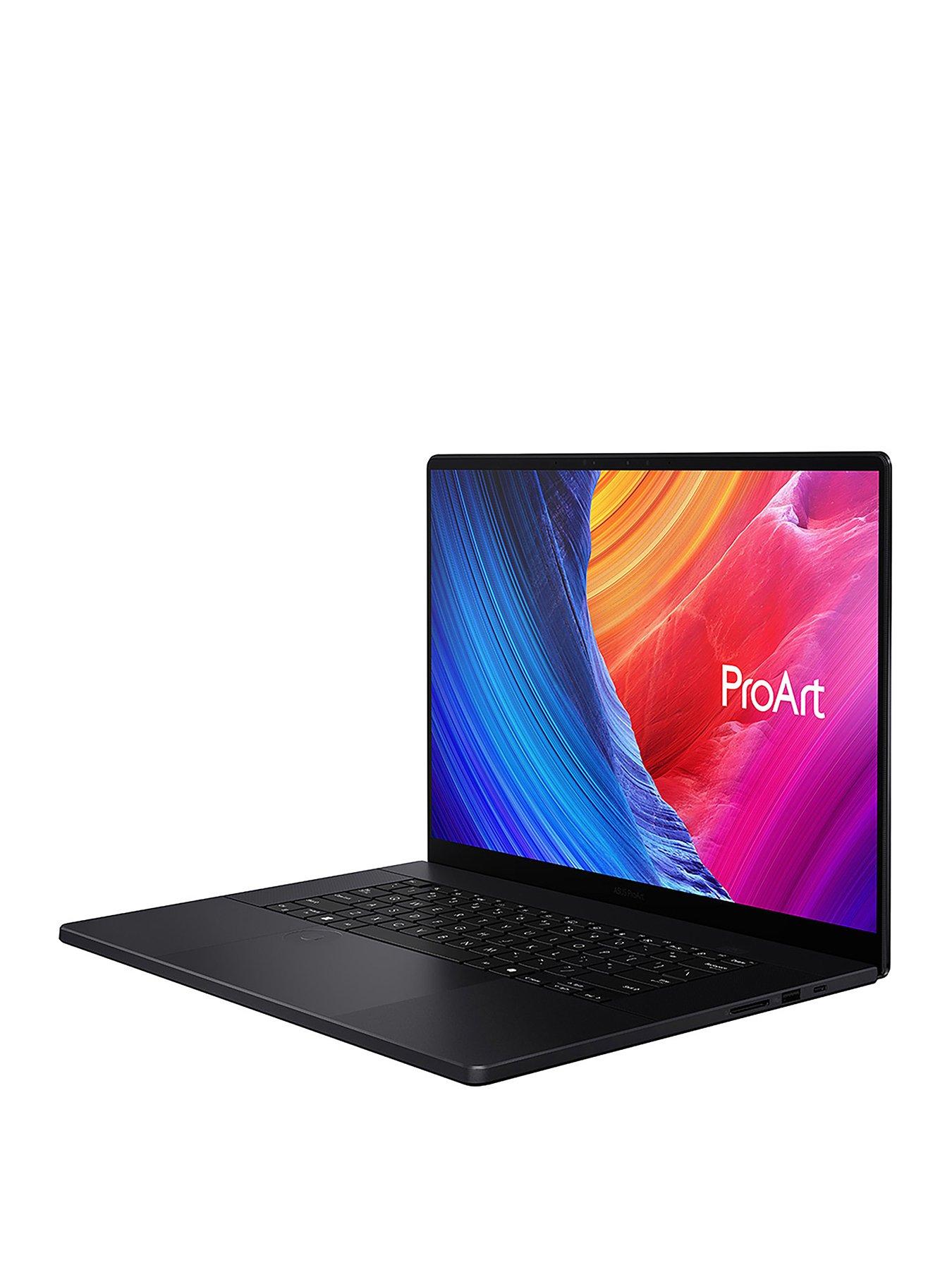 Image 3 of 7 of Asus ProArt - Copilot+ PC - 16in - AMD Ryzen AI 9 - GeForce RTX 5070 - 64GB RAM - 4TB SSD - Black