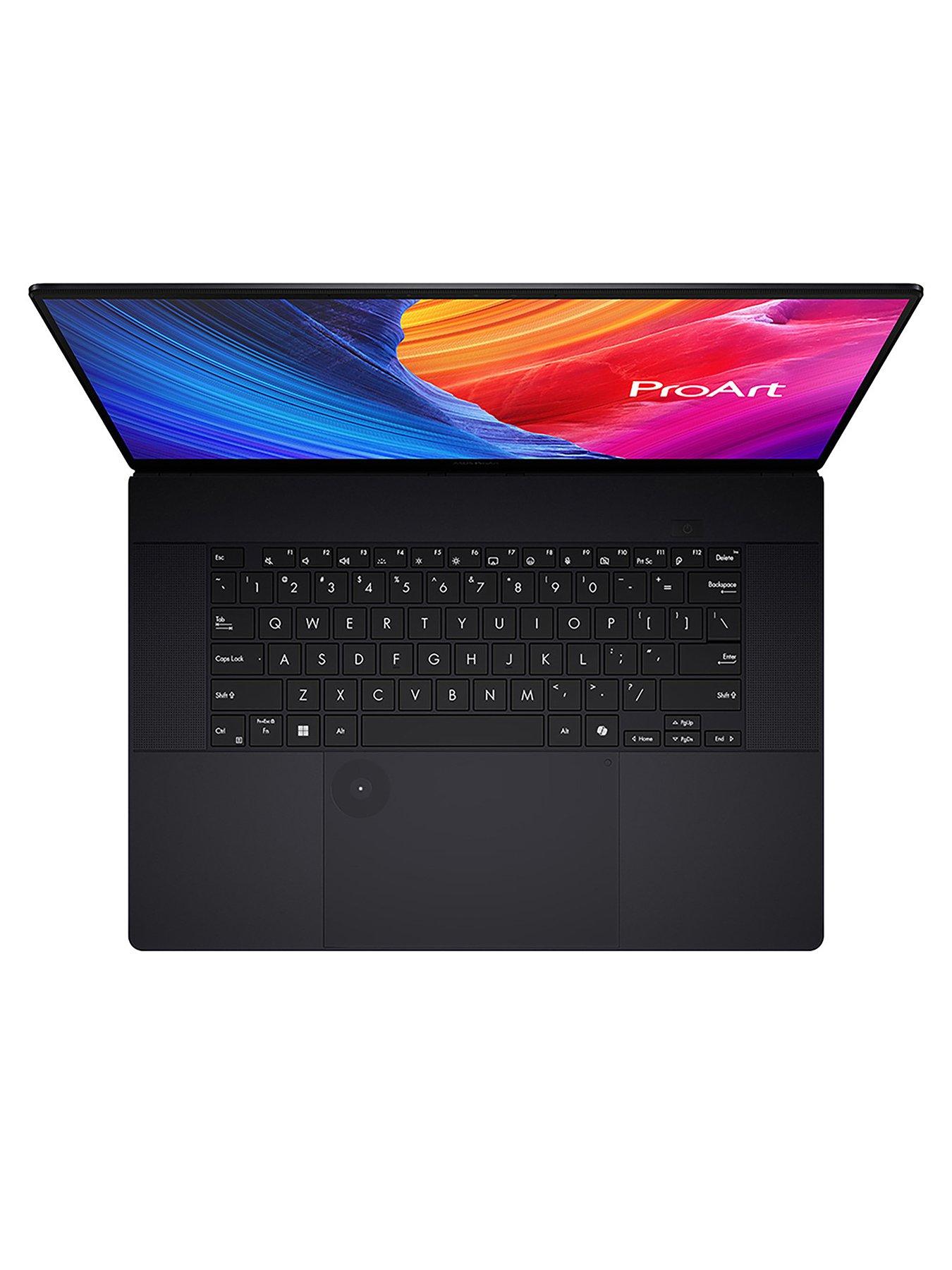 Image 4 of 7 of Asus ProArt - Copilot+ PC - 16in - AMD Ryzen AI 9 - GeForce RTX 5070 - 64GB RAM - 4TB SSD - Black