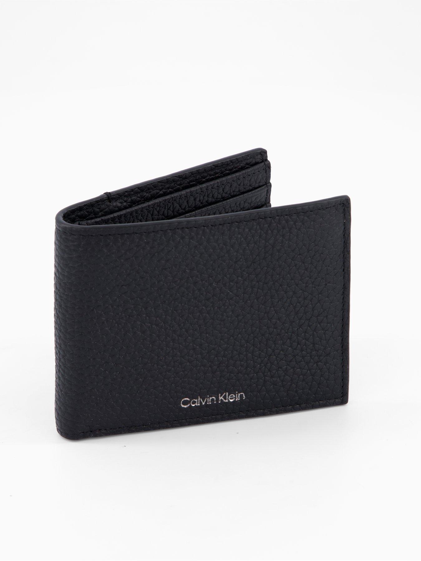 Image 2 of 4 of Calvin Klein Foil Embossed Ew Billfold Wallet - Black