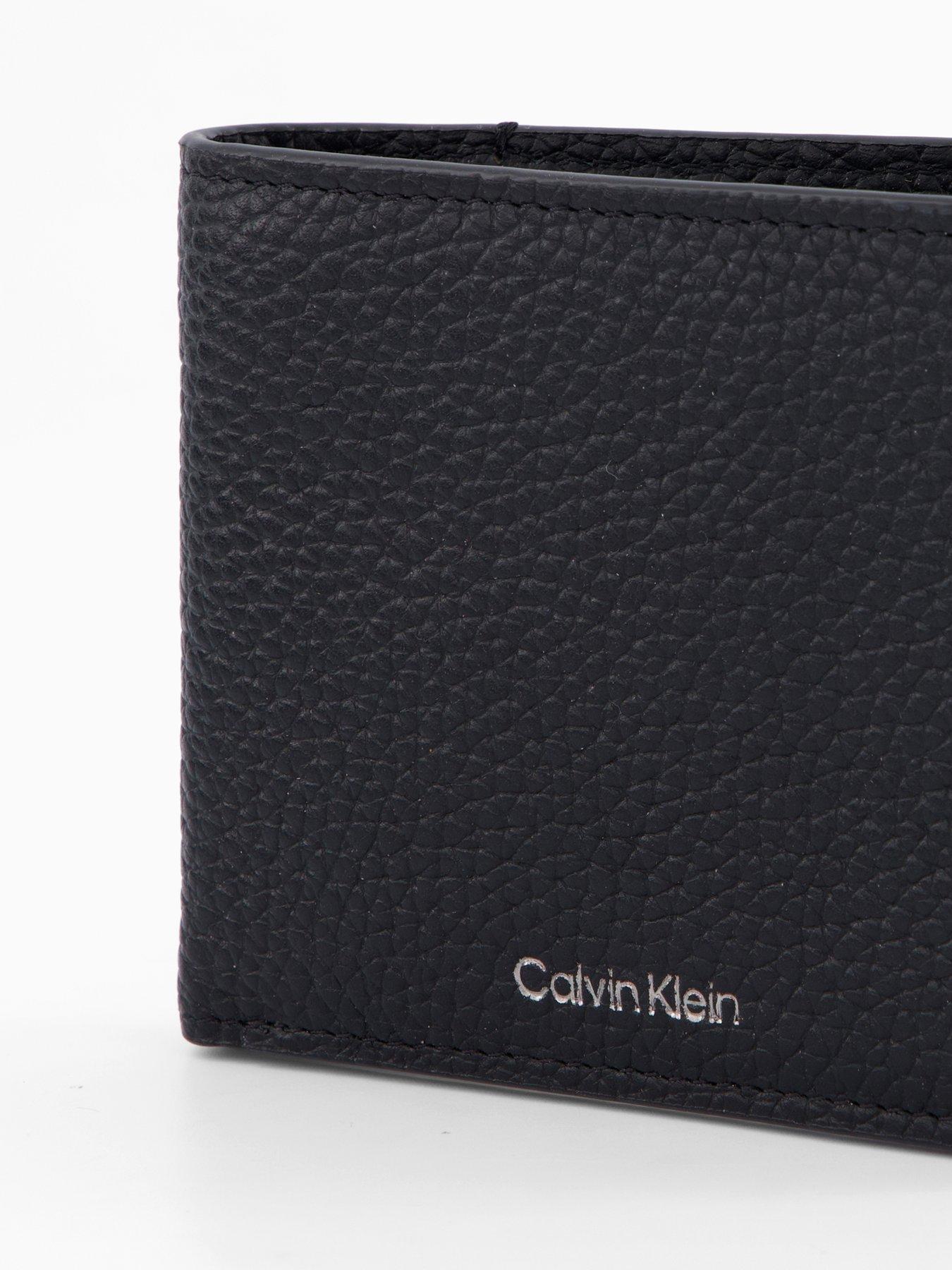 Image 3 of 4 of Calvin Klein Foil Embossed Ew Billfold Wallet - Black