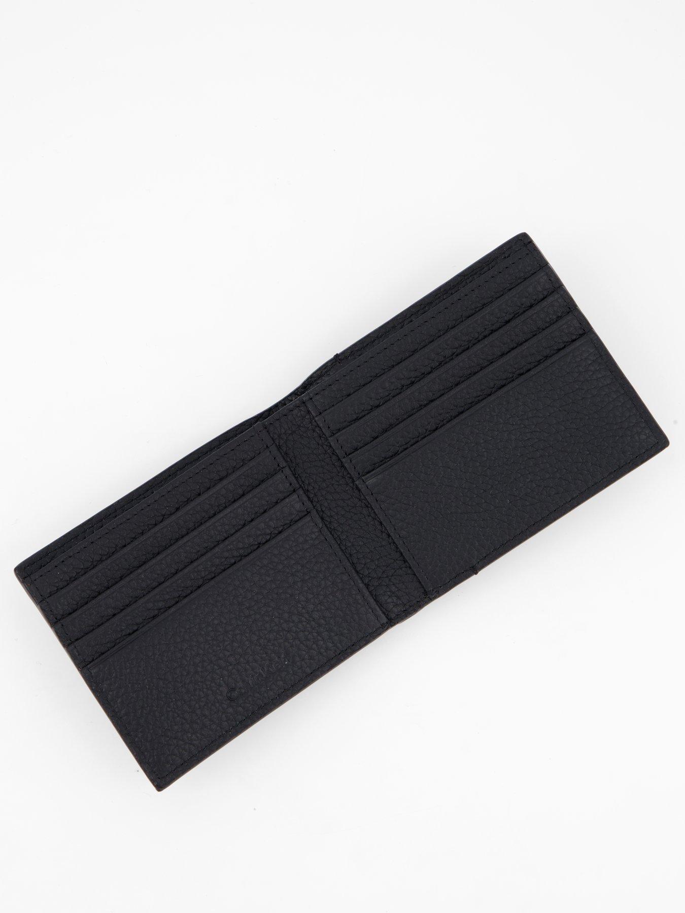 Image 4 of 4 of Calvin Klein Foil Embossed Ew Billfold Wallet - Black