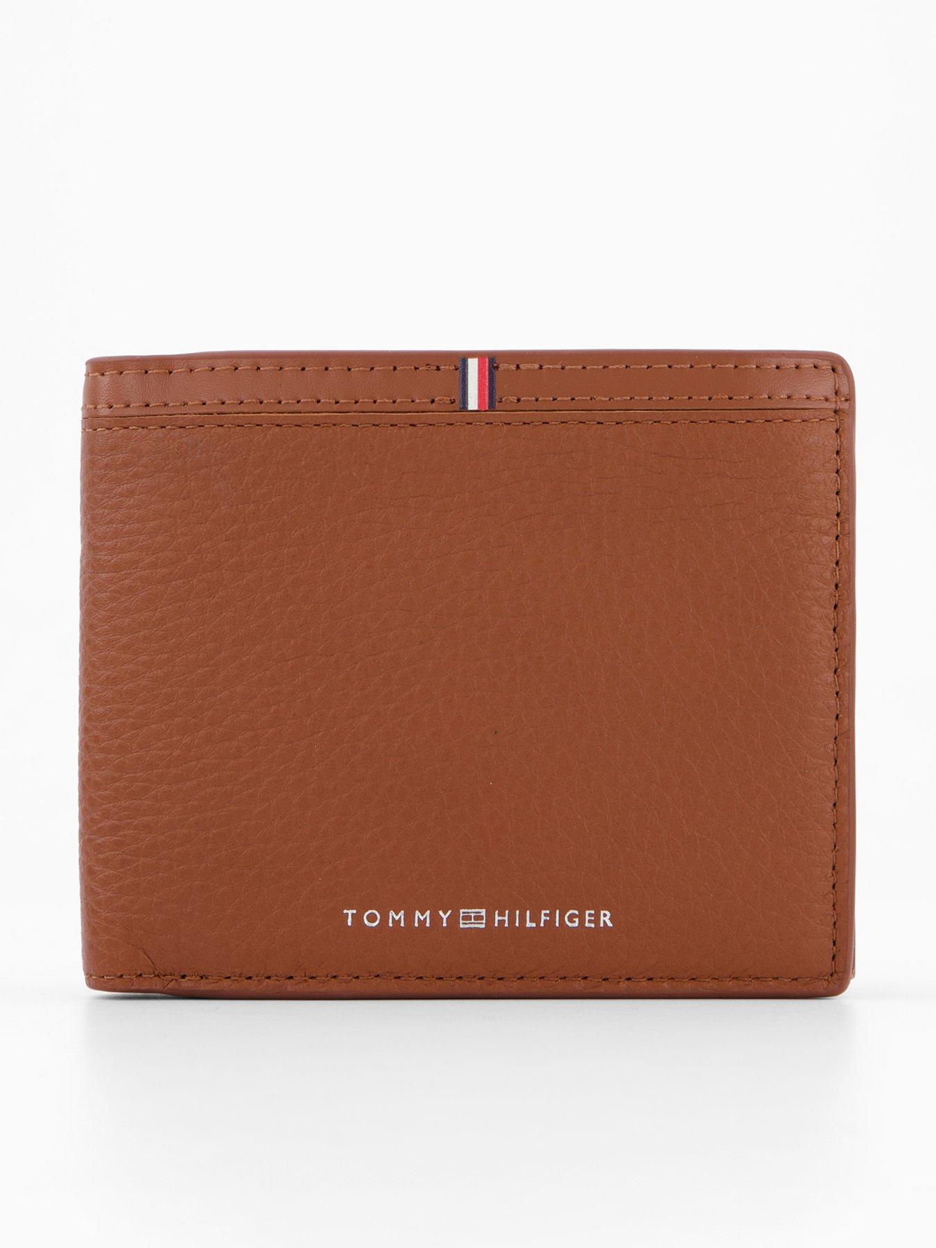 Image 1 of 4 of Tommy Hilfiger Corporate Logo Bifold Wallet - Brown