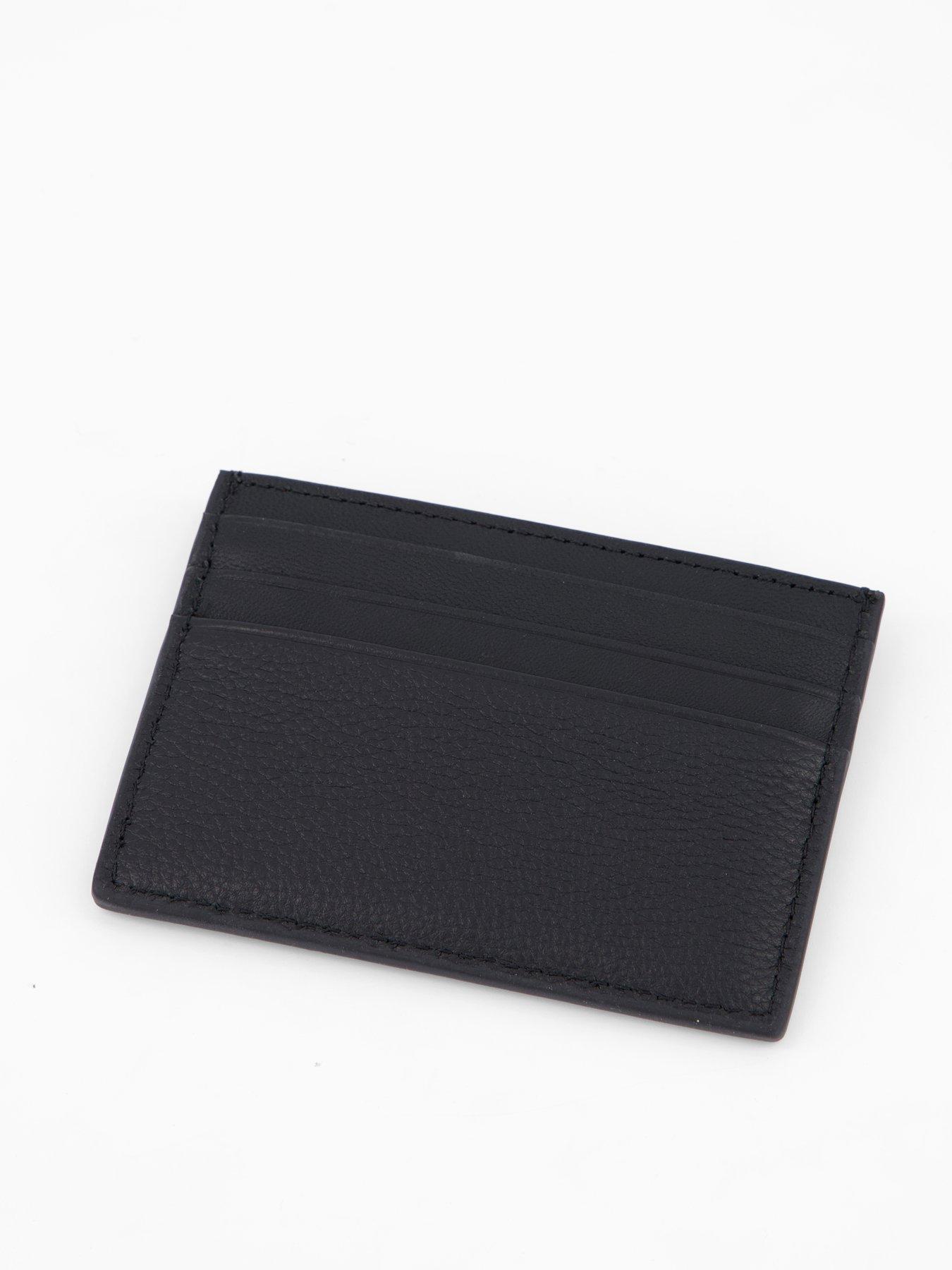  image of tommy-hilfiger-corp-logo-card-holder-black