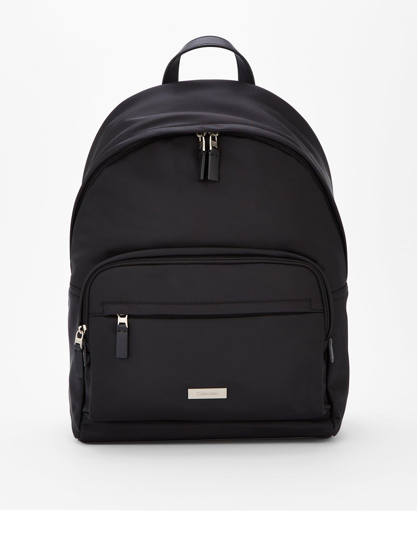 Calvin Klein Sleek Round Backpack - Black