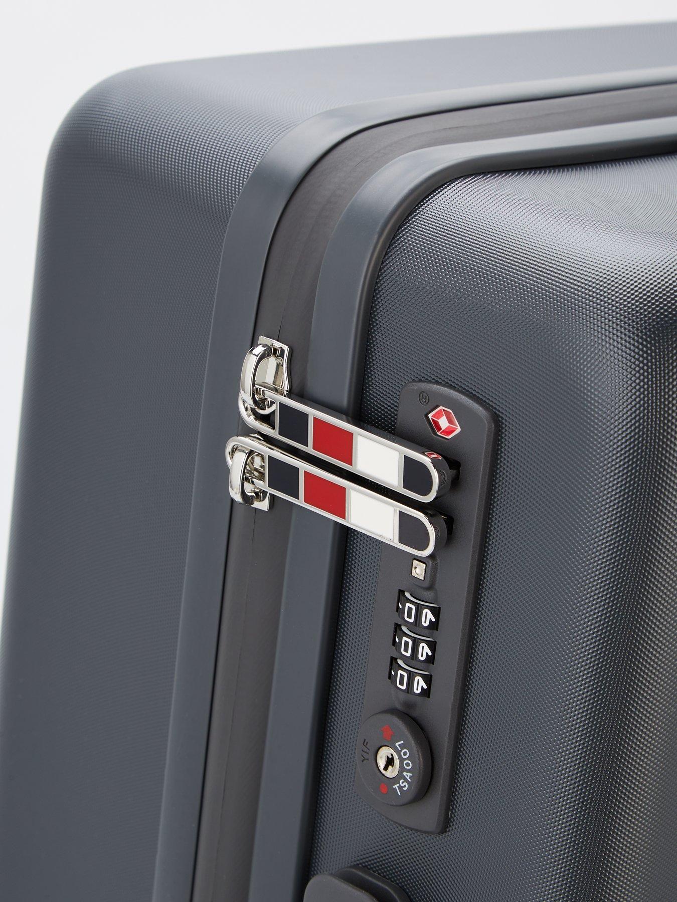 Image 3 of 5 of Tommy Hilfiger Cabin Size Textured Cabin Case - Grey