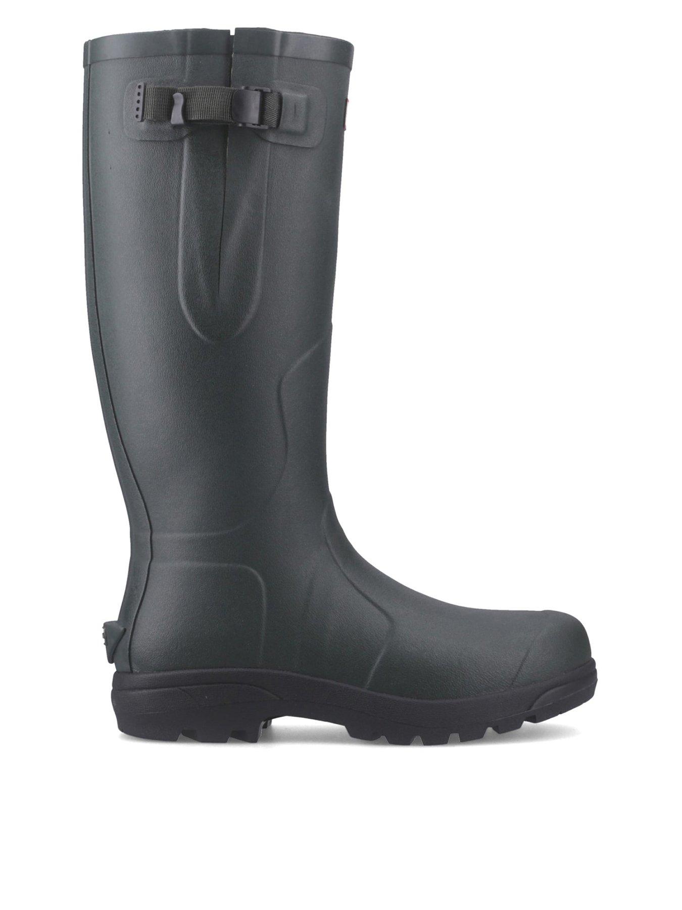 Hunter Balmoral Full Zip Wellington Boots - Green