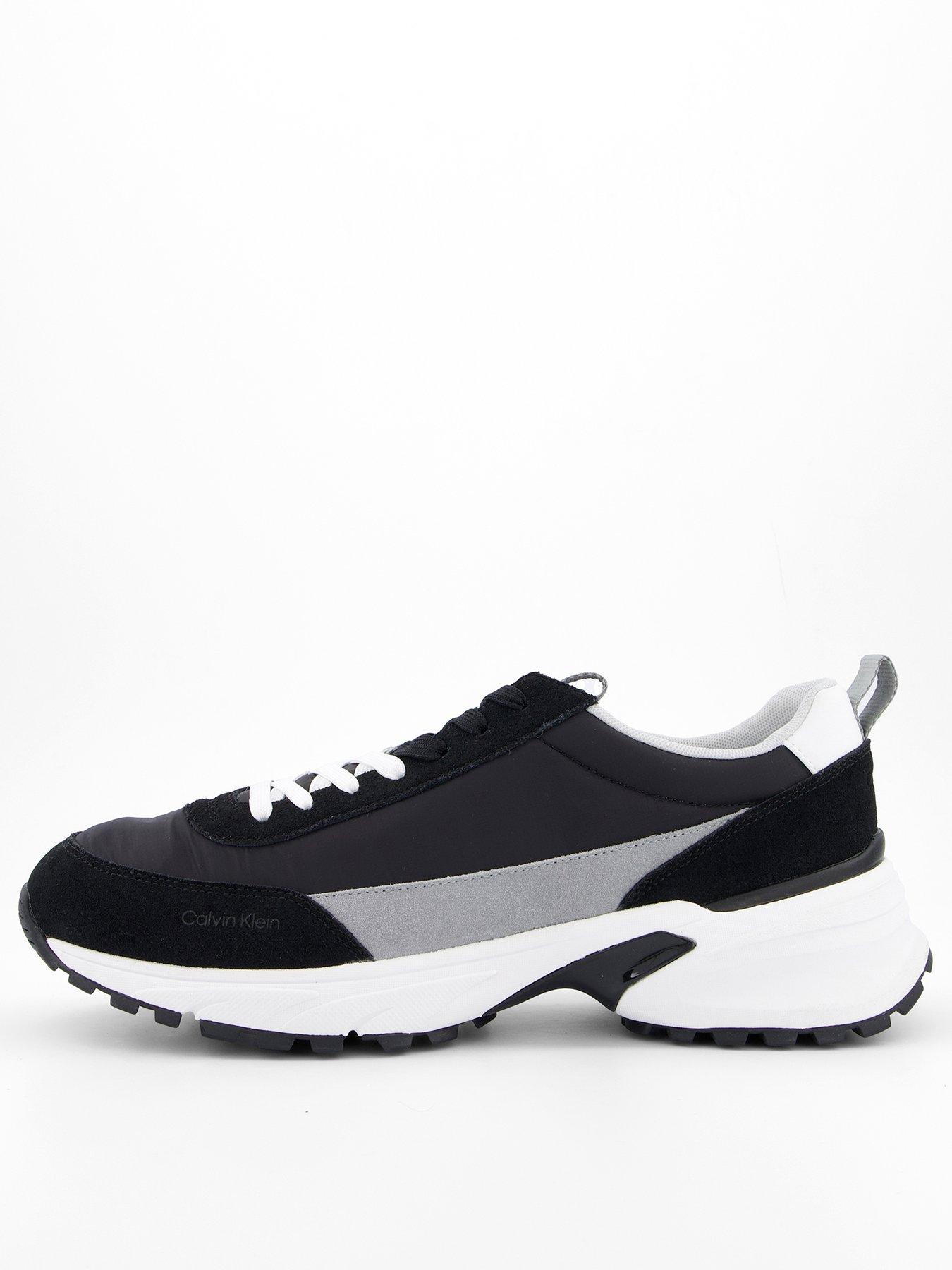Image 1 of 7 of Calvin Klein Trailblazer Hike Nylon Suede Trainers - Black
