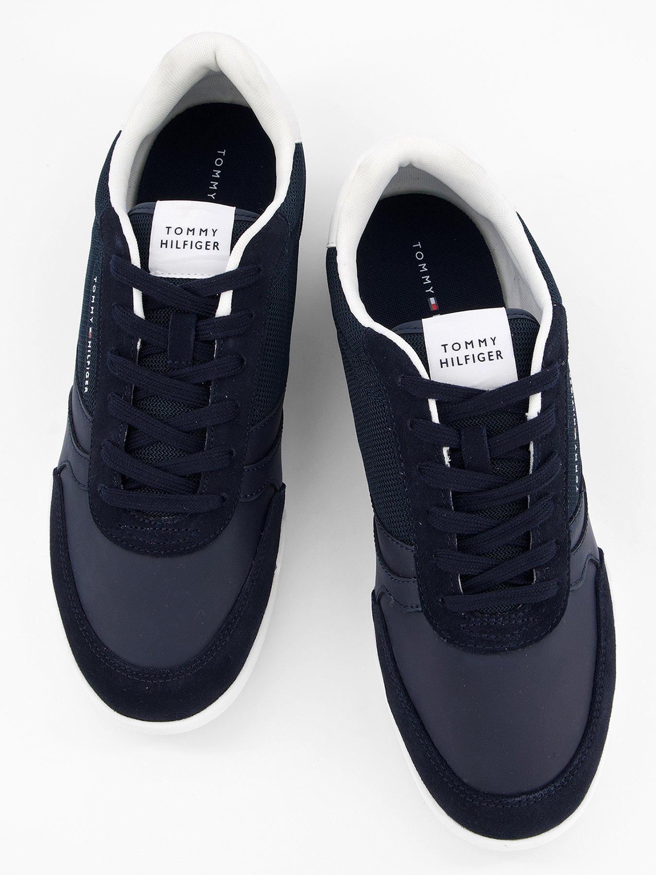 Image 3 of 7 of Tommy Hilfiger Lopro Cup Mesh Trainers - Navy