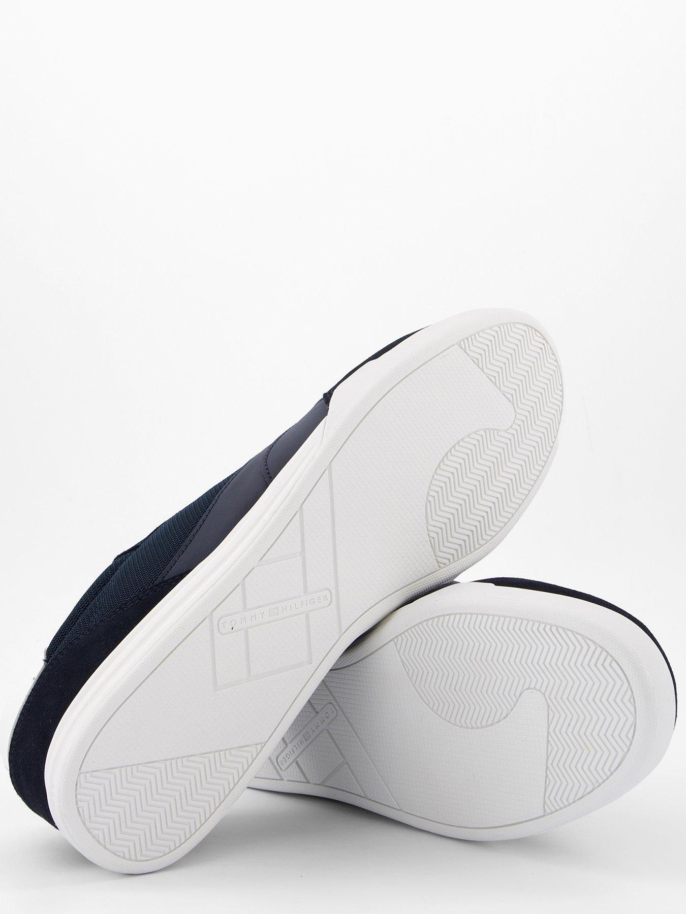 Image 4 of 7 of Tommy Hilfiger Lopro Cup Mesh Trainers - Navy