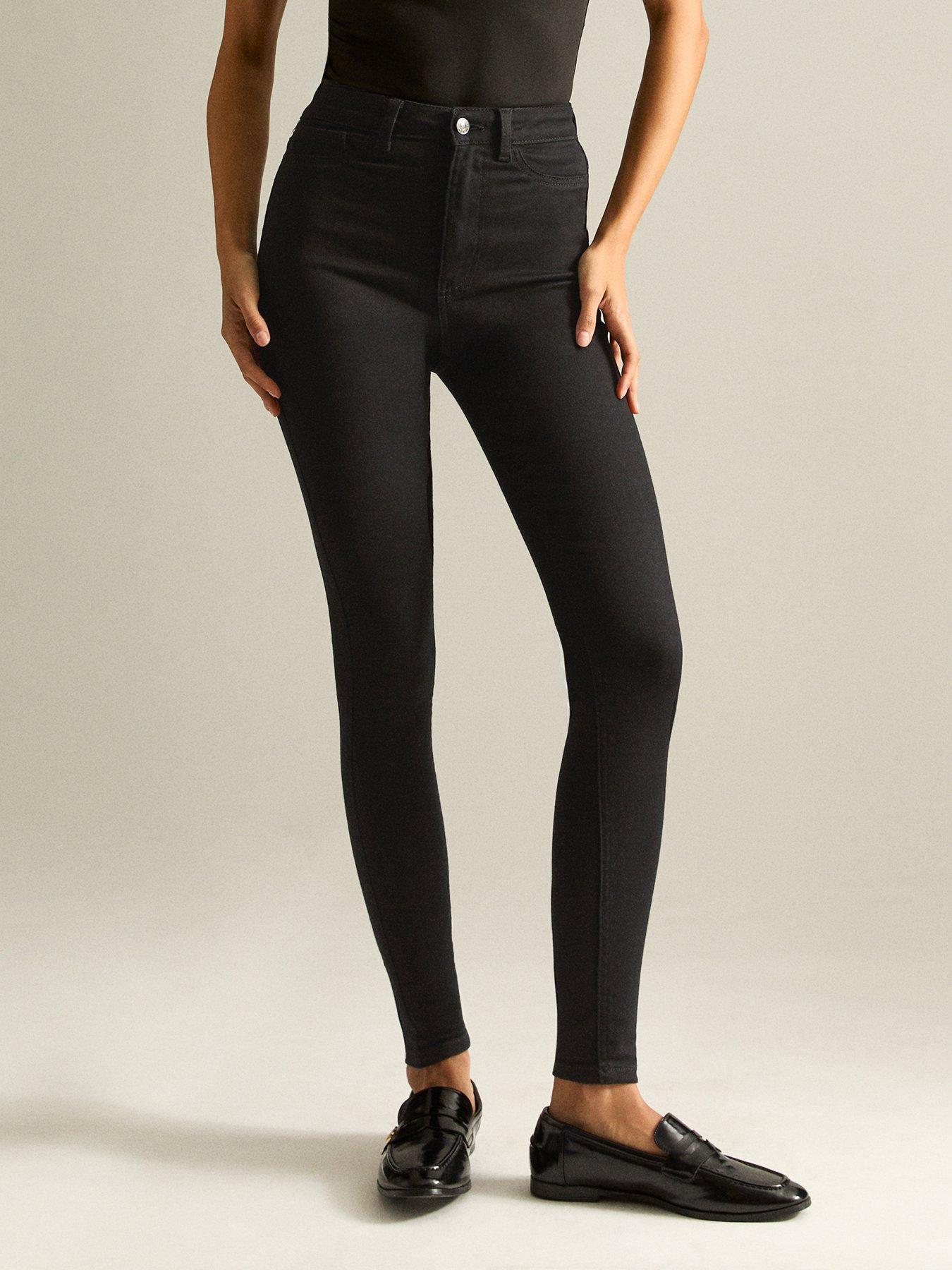 New Look Stay Black High Waist Hallie Super Skinny Jeans