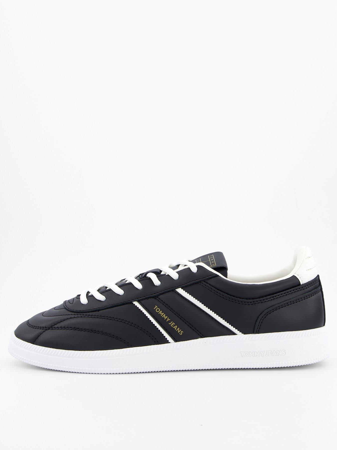 Tommy Jeans The Greenwich Edge Leather Trainer - Black