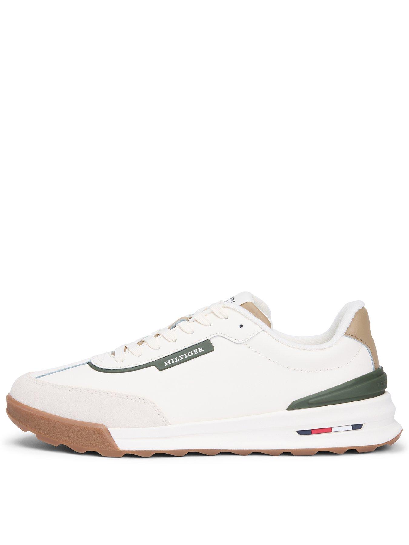 front image of tommy-hilfiger-retro-runner-leather-trainers-white