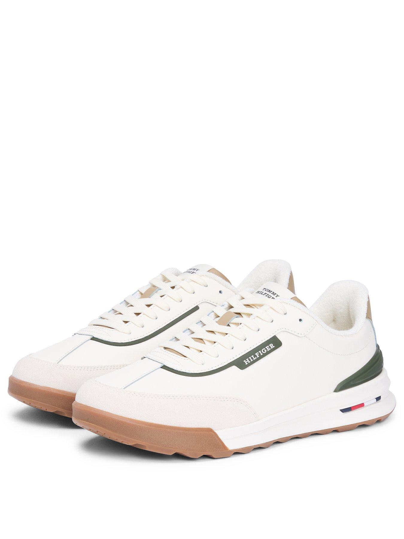  image of tommy-hilfiger-retro-runner-leather-trainers-white