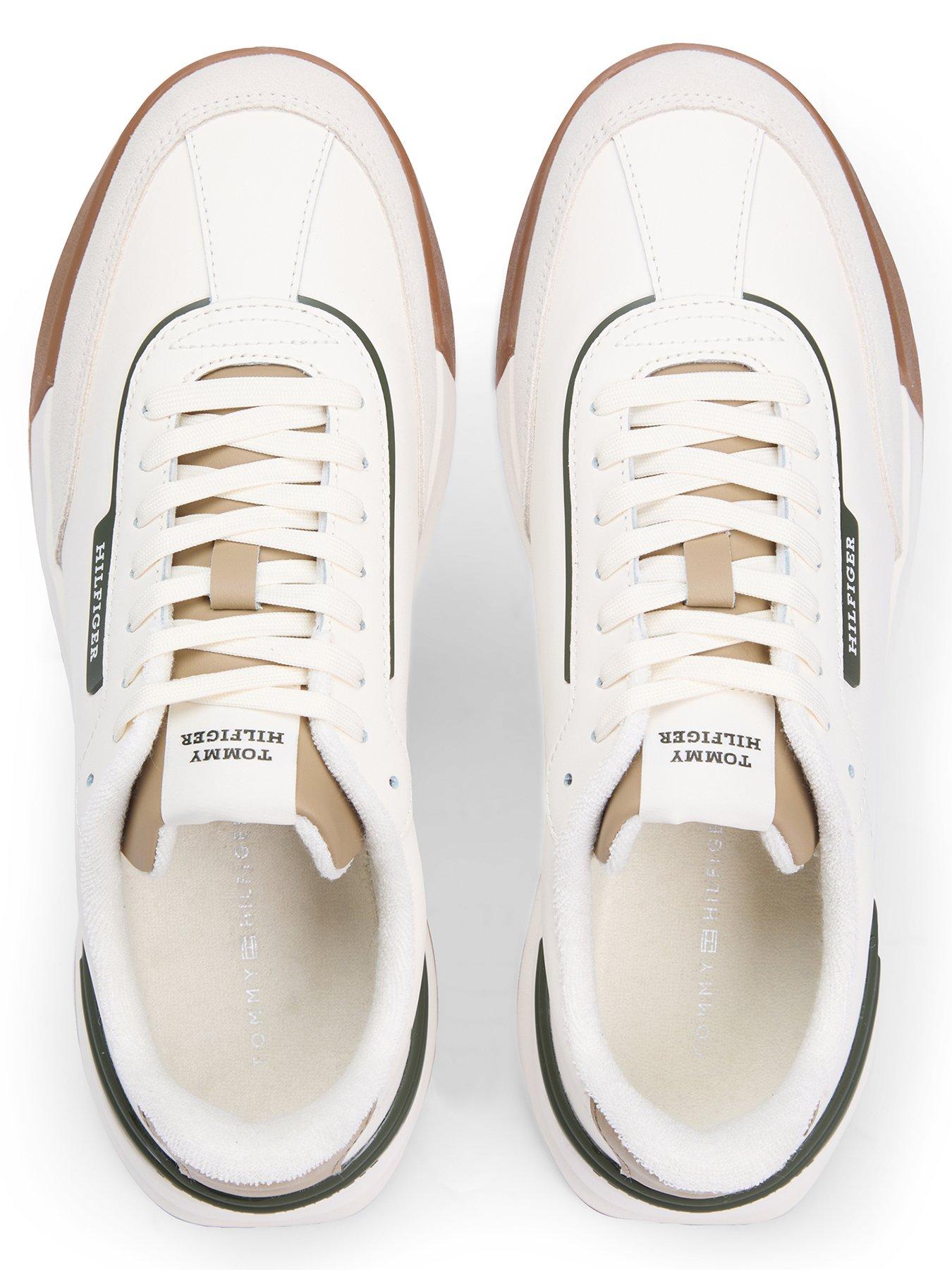  image of tommy-hilfiger-retro-runner-leather-trainers-white
