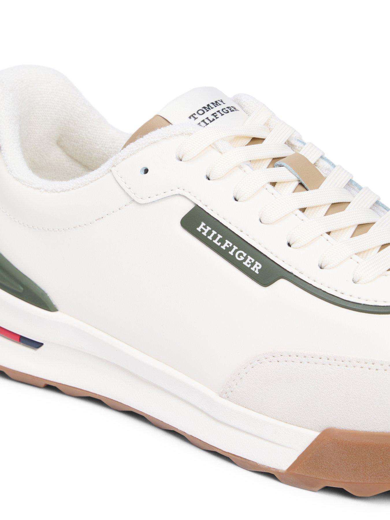  image of tommy-hilfiger-retro-runner-leather-trainers-white