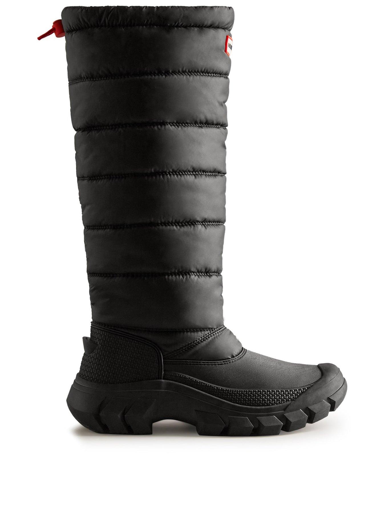  image of hunter-intrepid-tall-snow-boot-black