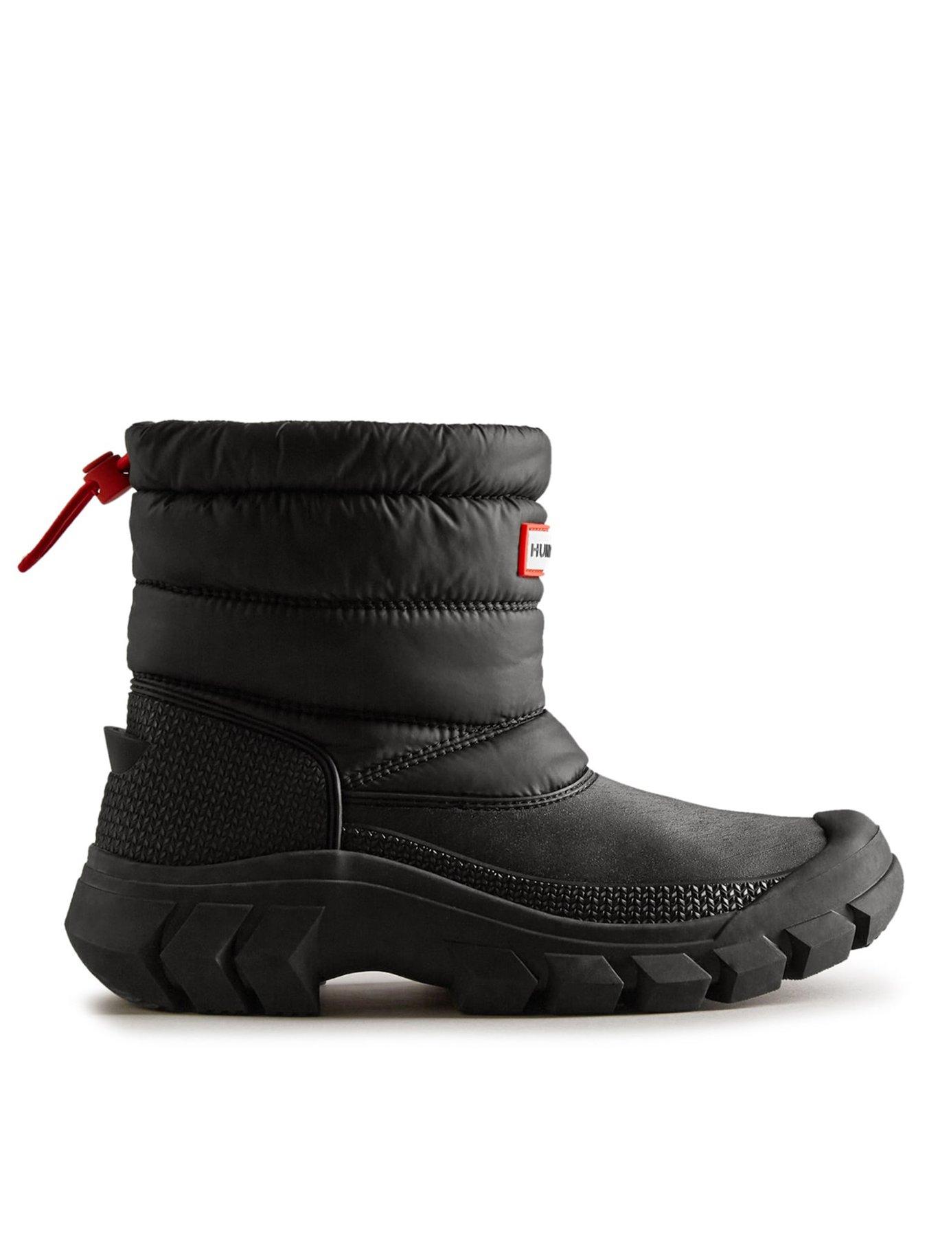 Hunter Intrepid Short Snow Boot - Black