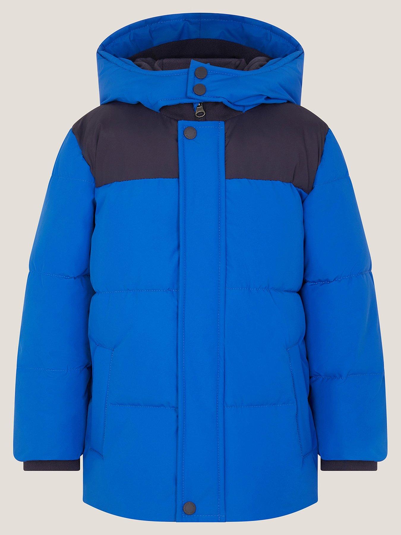 Image 2 of 4 of Monsoon Boys Bright Blue Padded Jacket - Blue