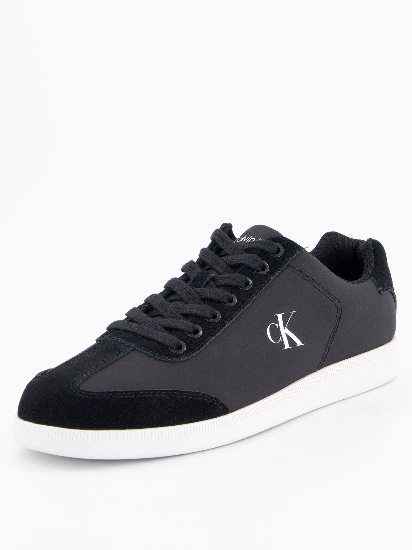 Image 2 of 7 of Calvin Klein Caesar Nylon Mix Trainers - Black