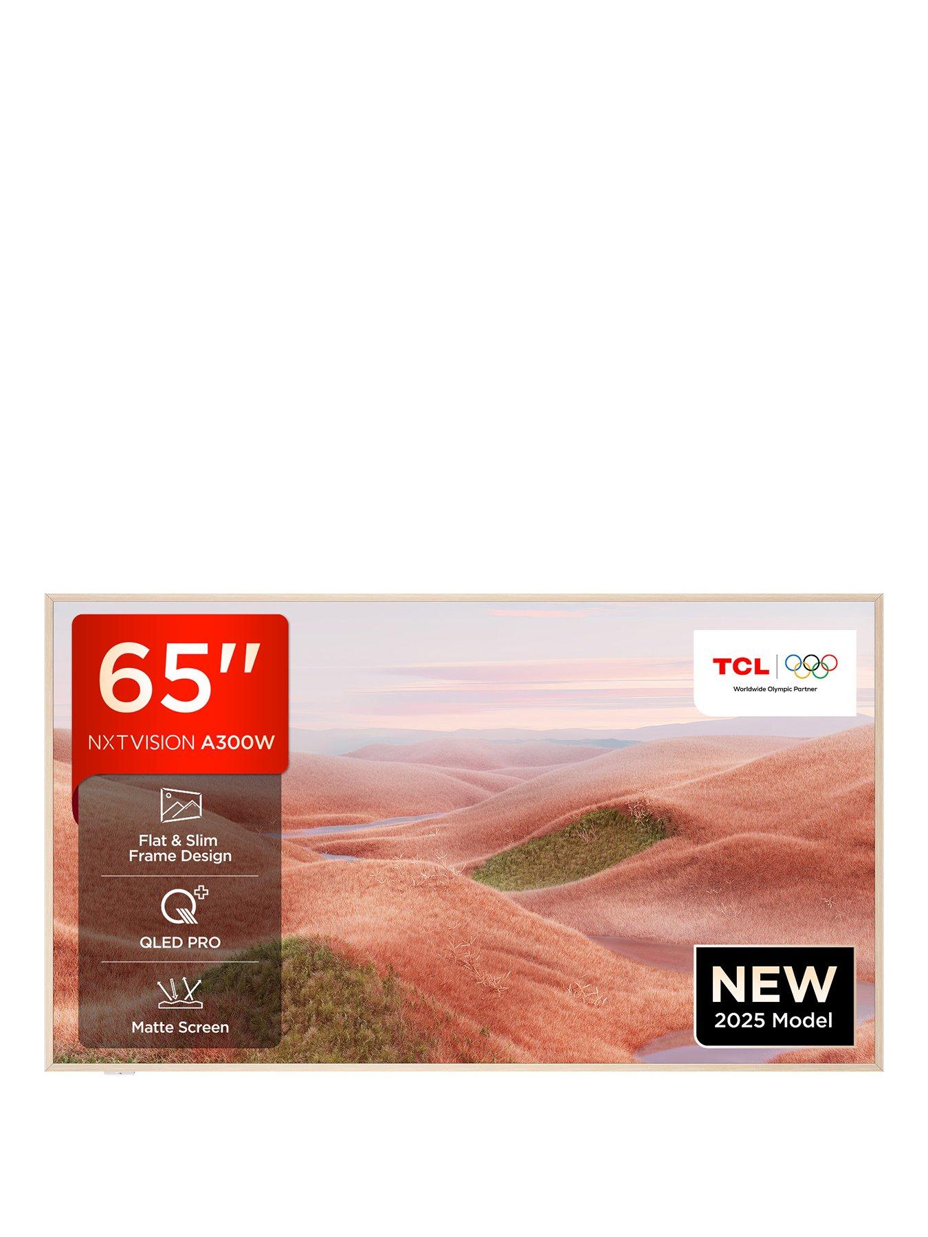 Image 1 of 7 of TCL A300 NXTVISION 65" QLED 4K HDR Google Smart TV - 65A300W-UK