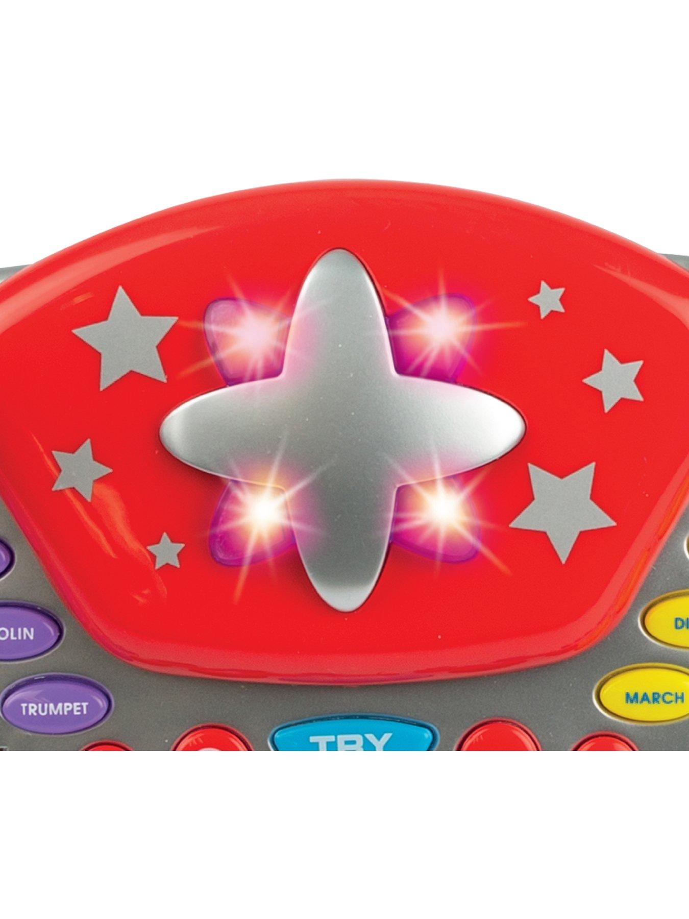 Image 3 of 7 of WinFun Disco Beat Bop Keyboard Rock Star Set - Red