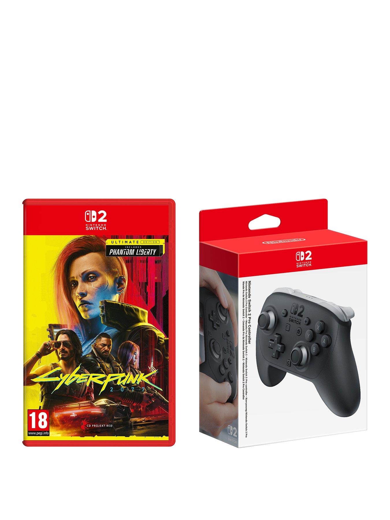 Nintendo Switch 2 Cyberpunk + Pro Controller