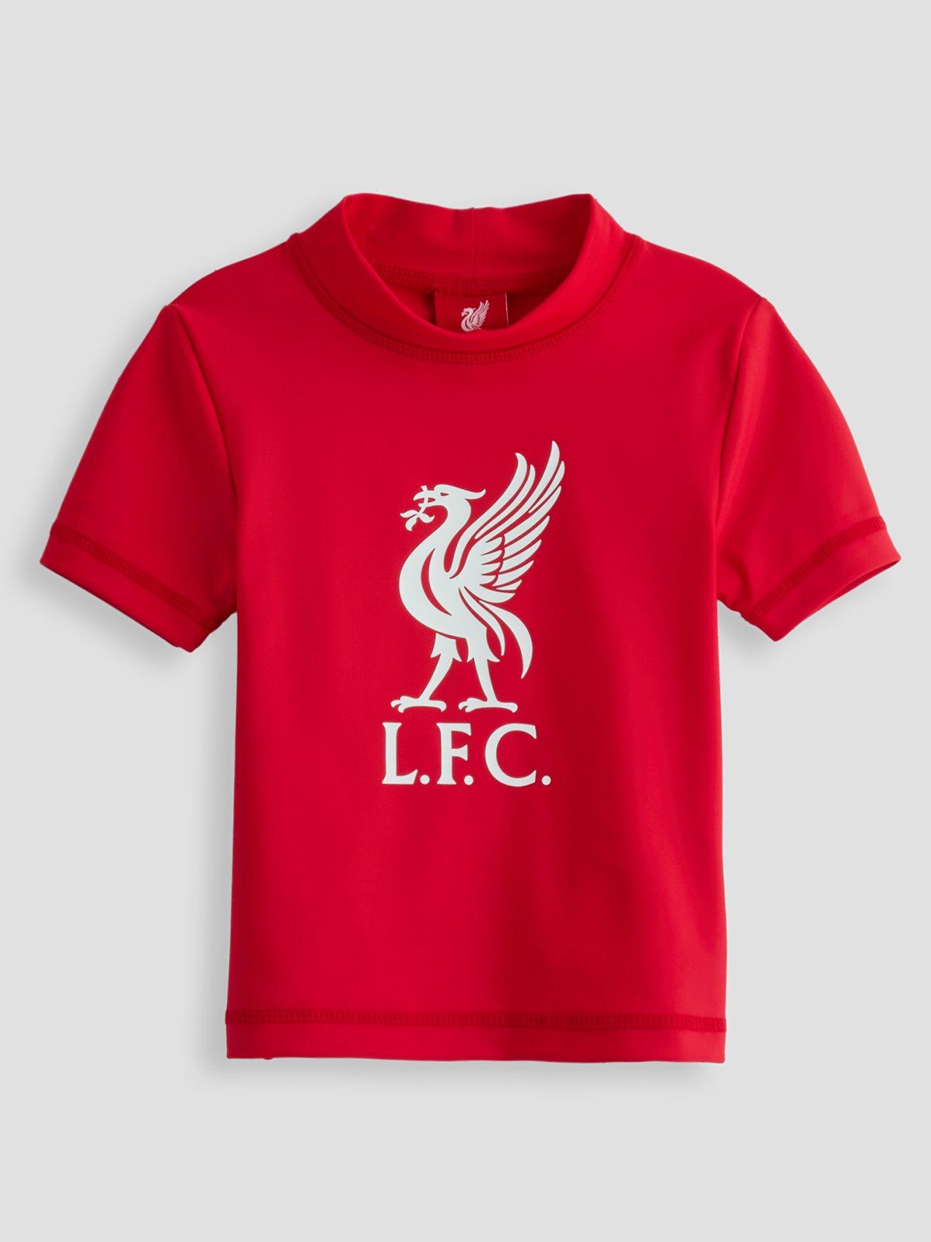 Liverpool FC Jnr Rash Top - Red
