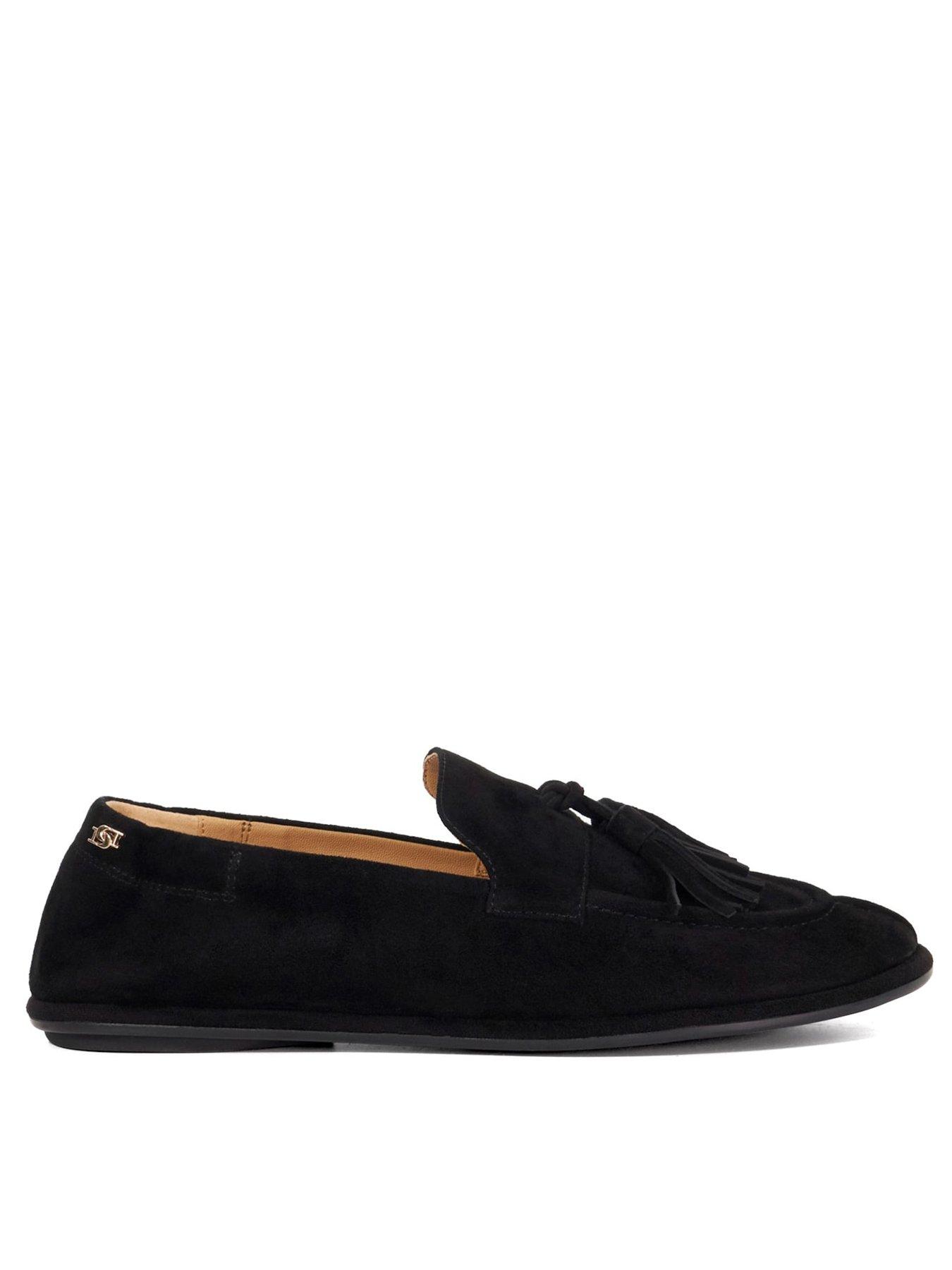Dune London Grounding Suede Loafer - Black