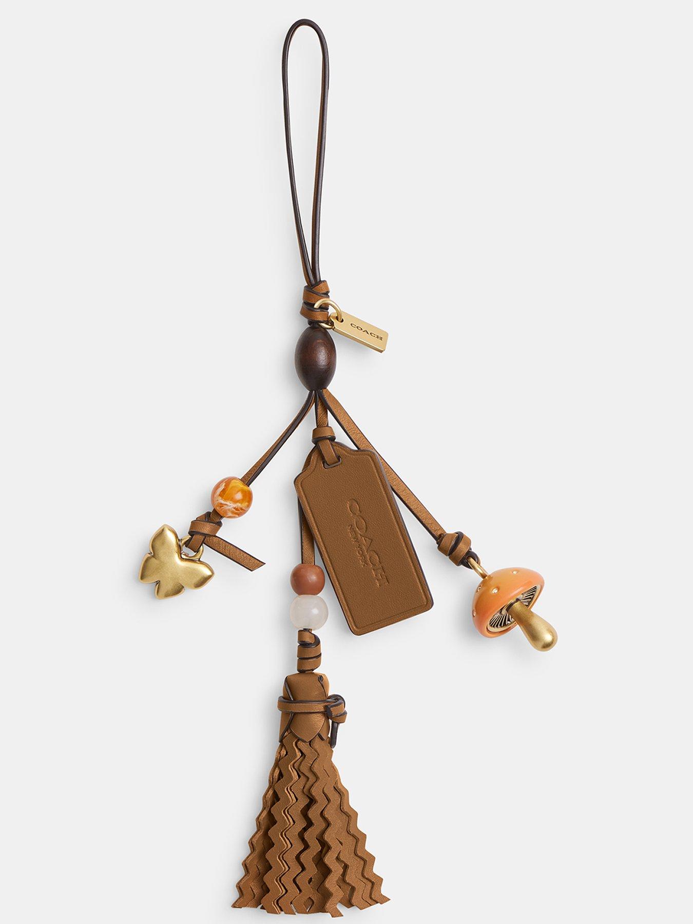 undefined Mushroom Heritage Leather Bag Charm