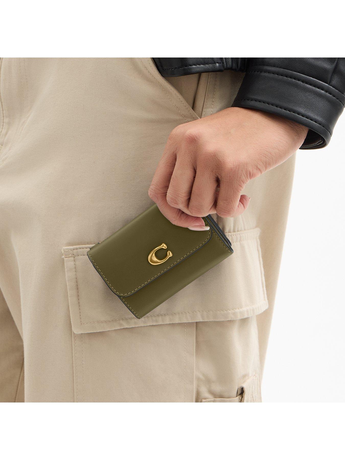 Image 4 of 4 of COACH Refined Calf Leather Essential Card Holder Wallet