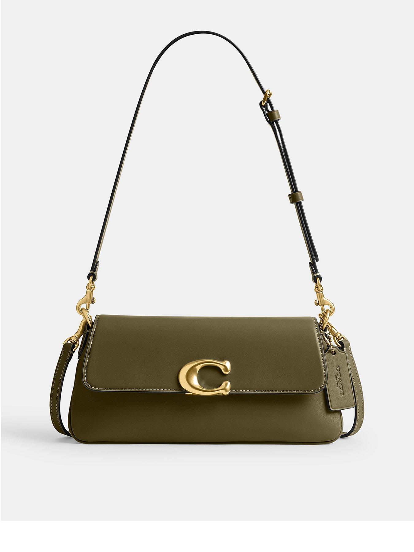 undefined Refined Calf Leather Jet Shoulder Bag