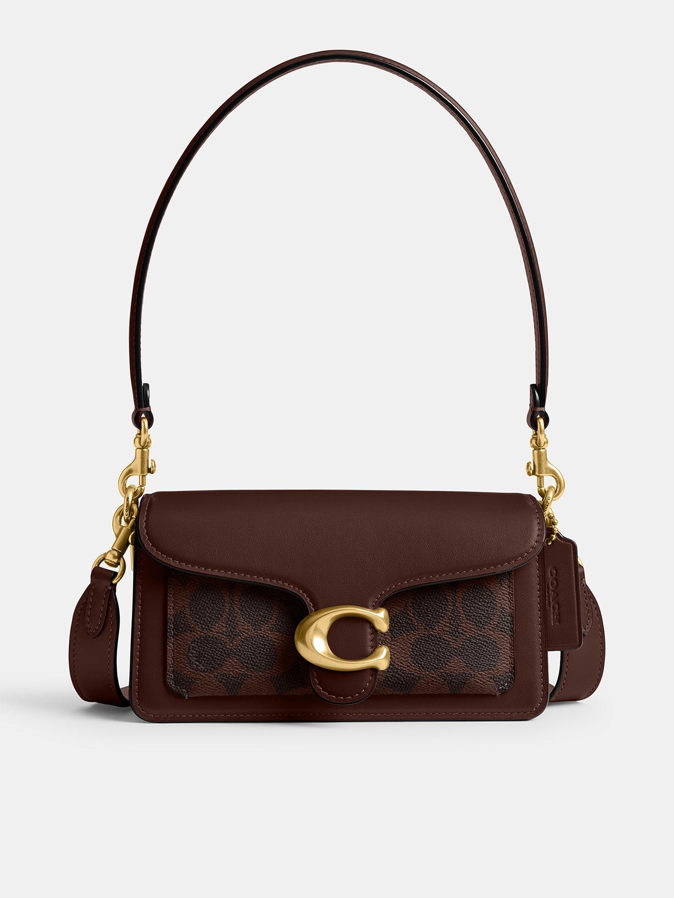 undefined Coated Canvas Signature Tabby Shoulder Bag 20 Refresh