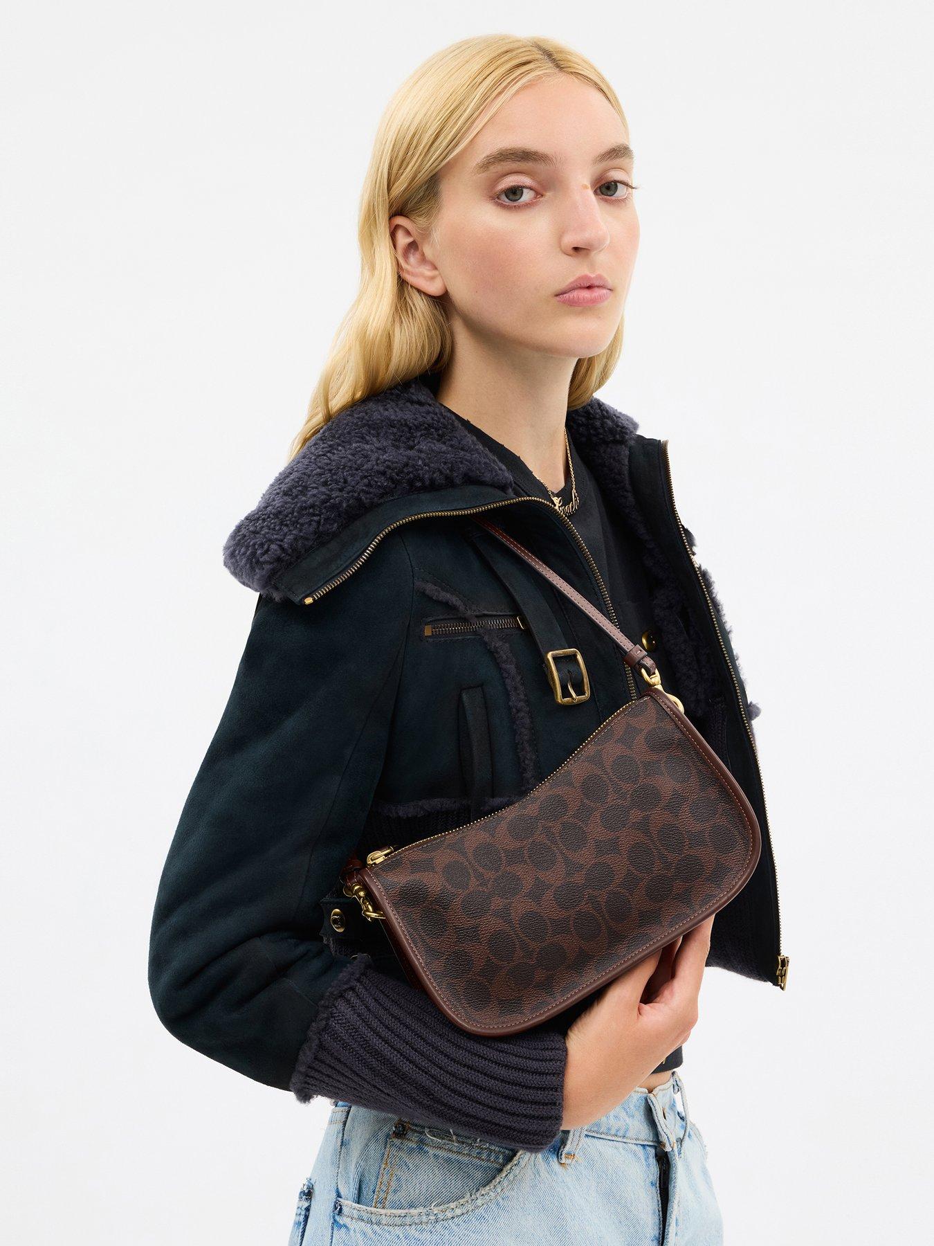 Image 2 of 4 of COACH Coated Canvas Signature Waverly Bag