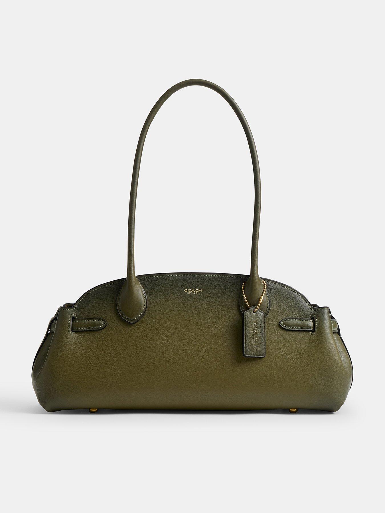 undefined Natural Grain Leather Empire Carryall 34 With Burnishing