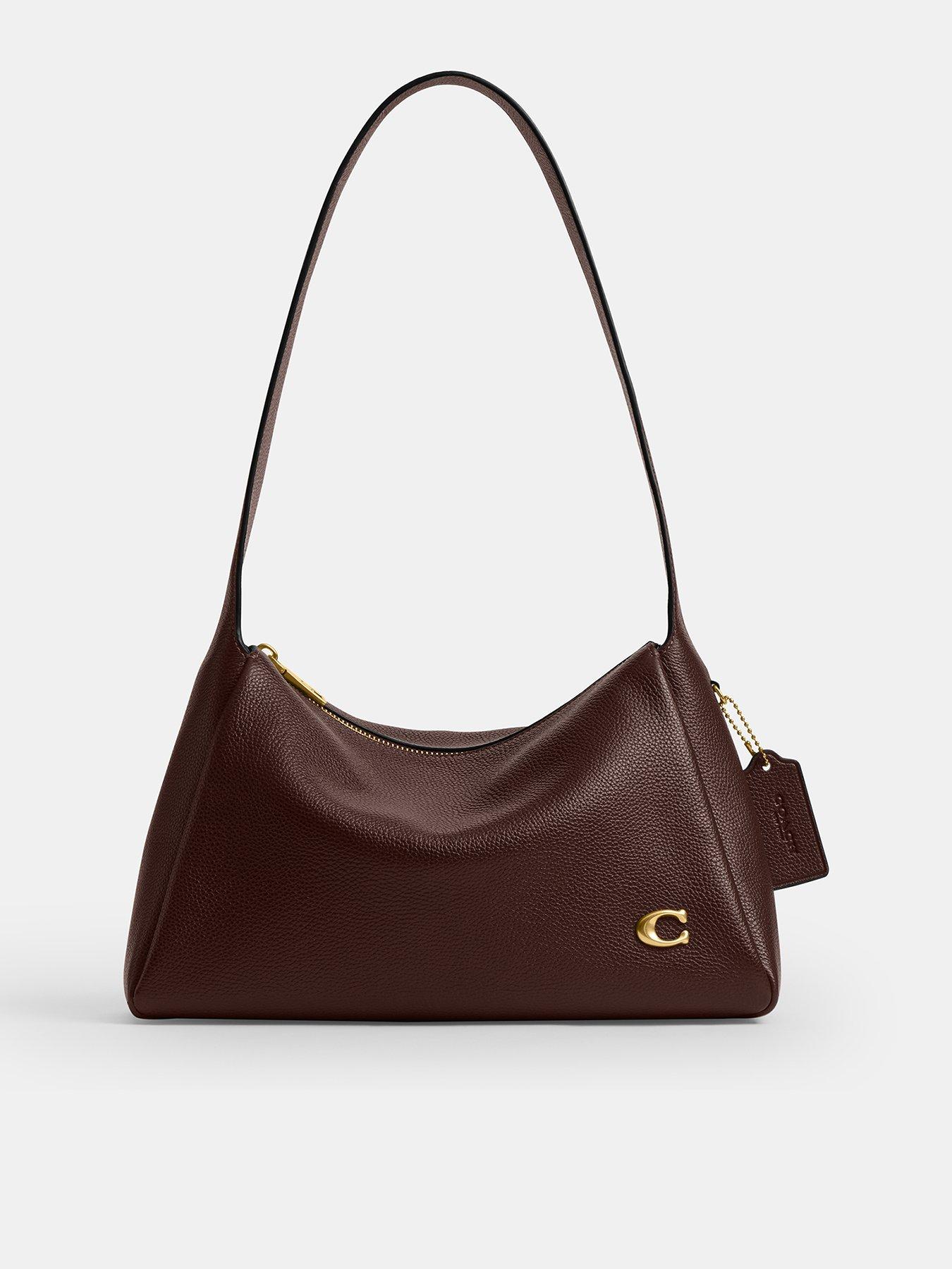 COACH Polished Pebble Leather Lola Shoulder Bag