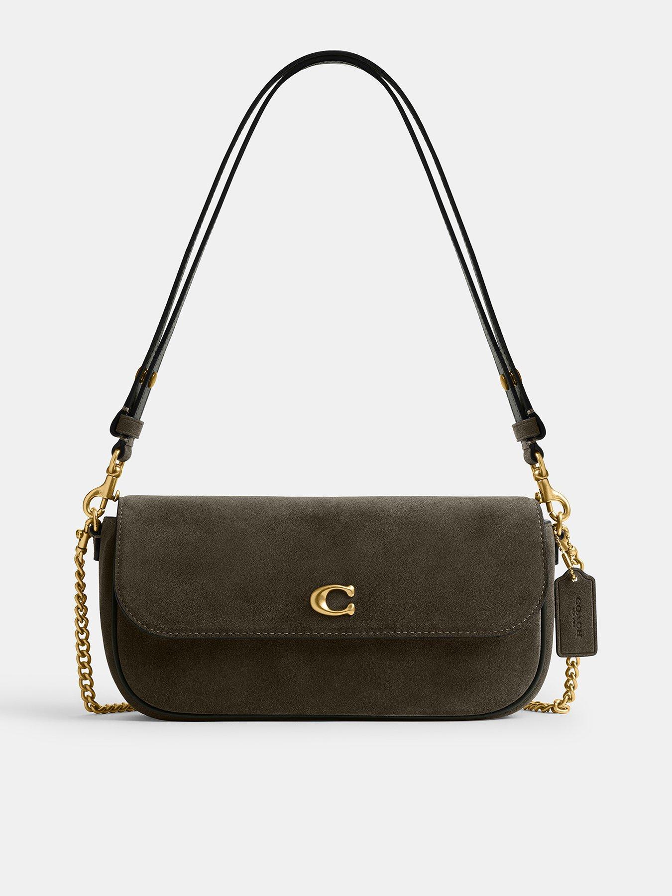 undefined Suede Brook Flap Chain Bag