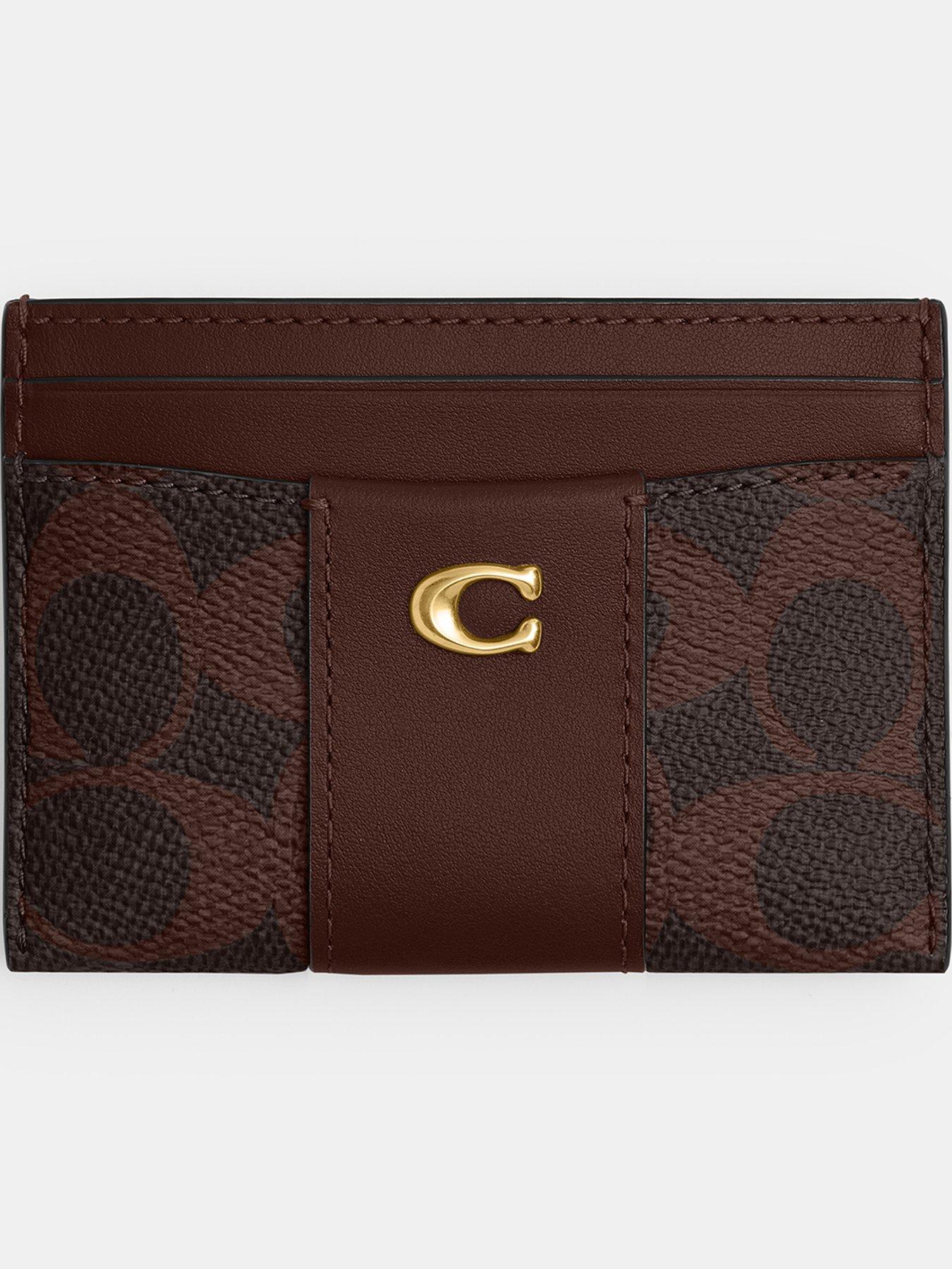 undefined Coated Canvas Signature Essential Card Case