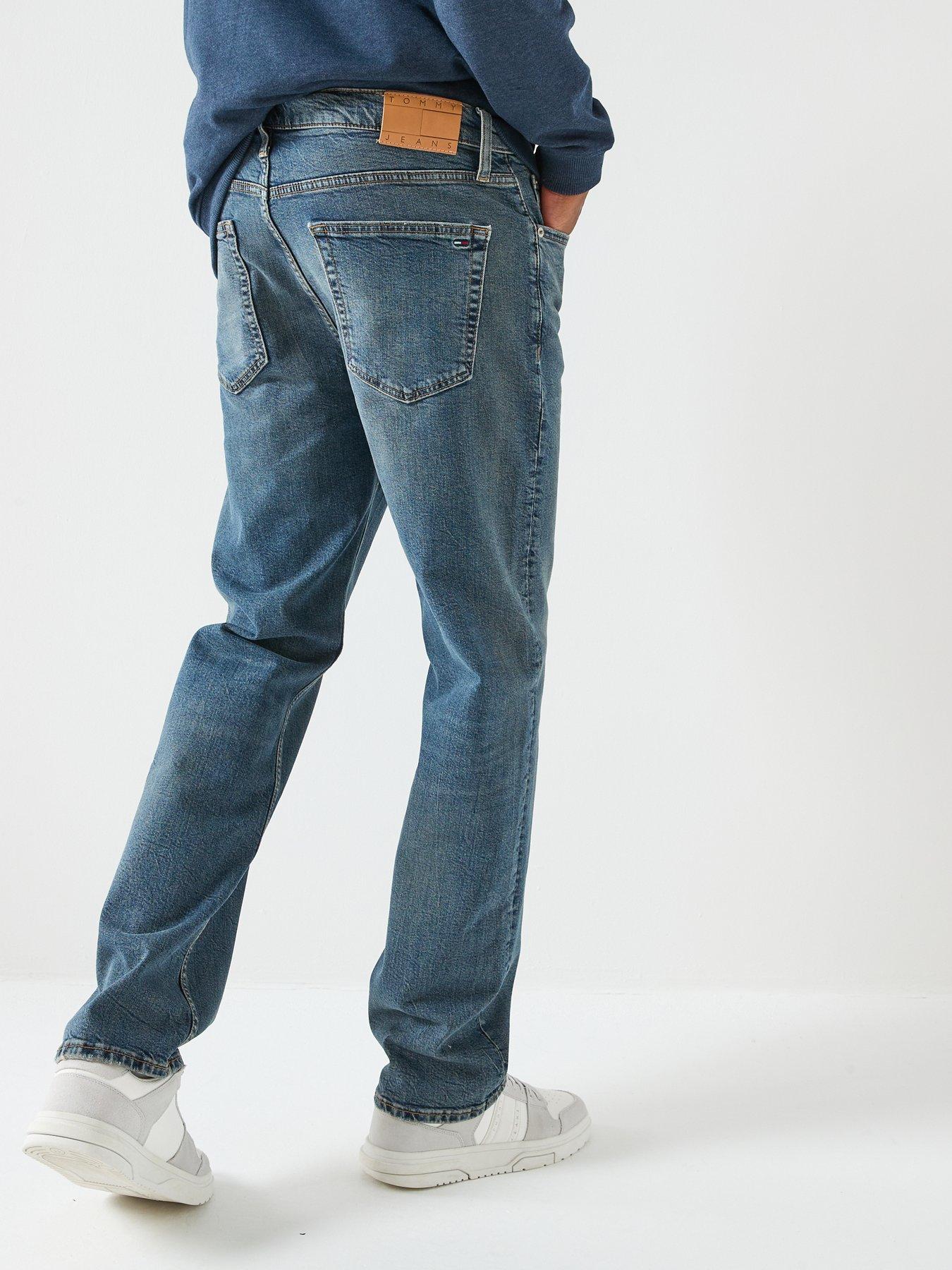  image of tommy-jeans-otis-regular-straight-fit-jeans-blue