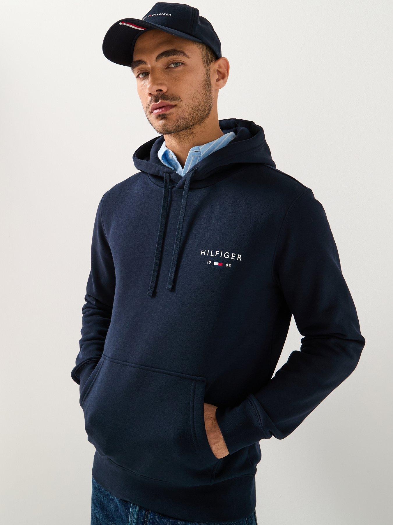Tommy Hilfiger Small Left Chest Hoodie - Navy