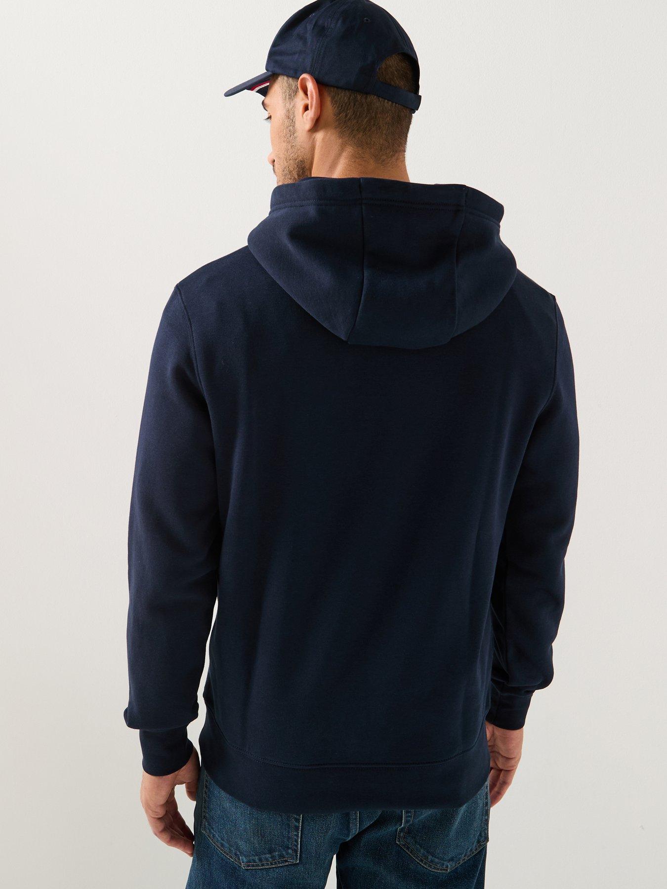 Image 2 of 5 of Tommy Hilfiger Small Left Chest Hoodie - Navy