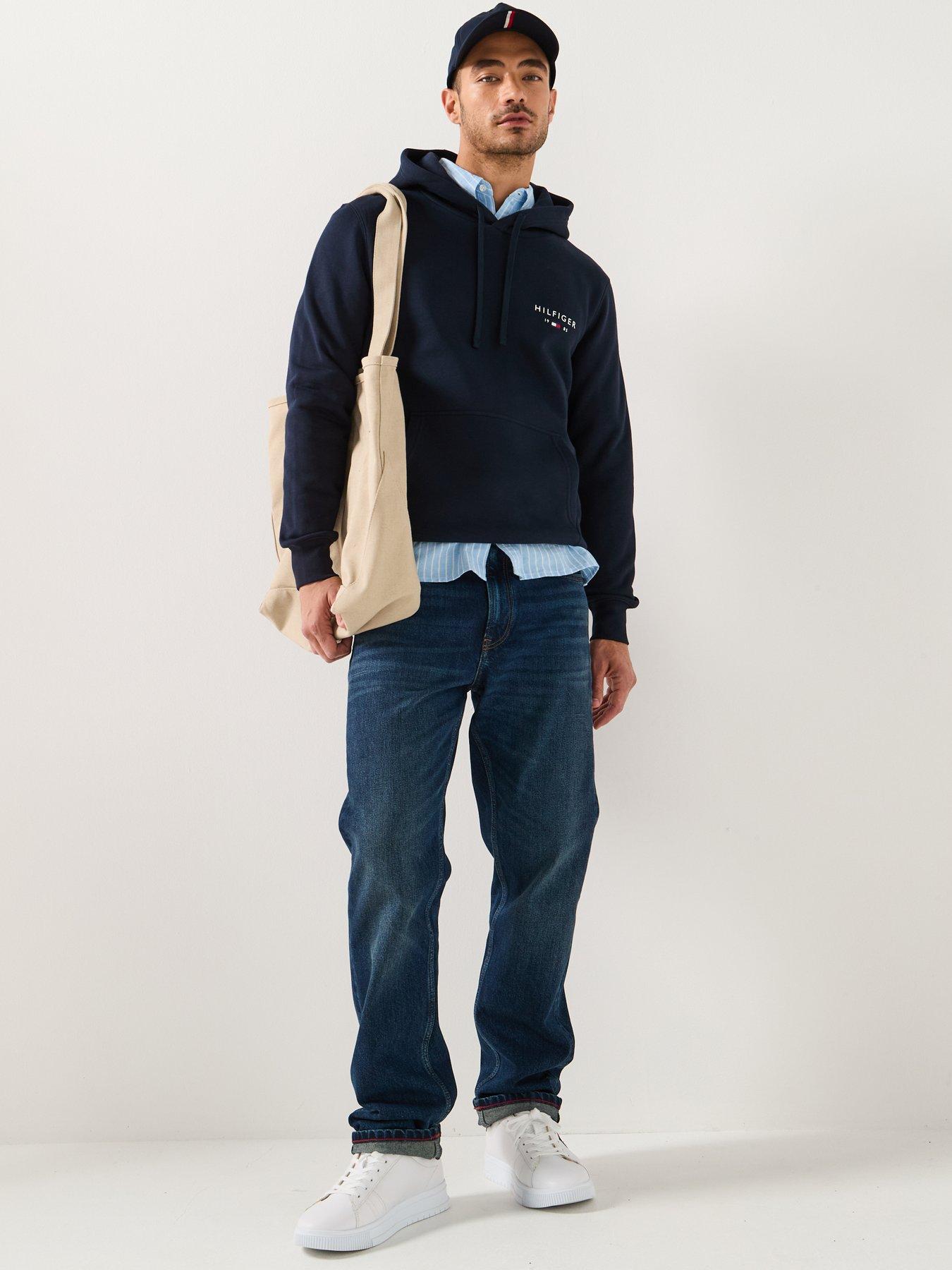 Image 3 of 5 of Tommy Hilfiger Small Left Chest Hoodie - Navy