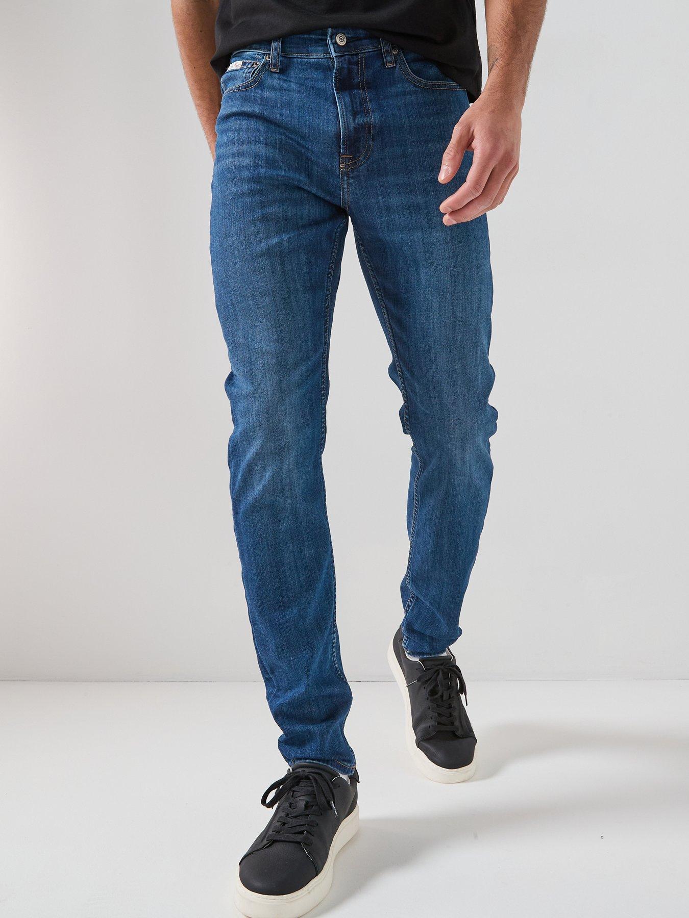 Calvin Klein Slim Fit Tapered Jean - Dark Blue