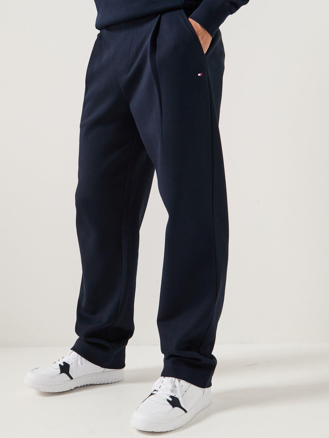Image 1 of 5 of Tommy Hilfiger Essential Intechno Pleated Joggers - Navy
