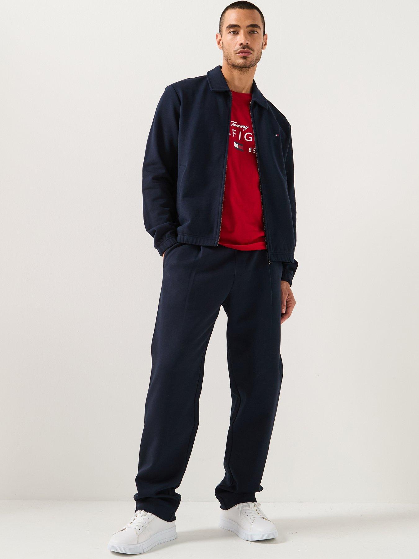 Image 3 of 6 of Tommy Hilfiger Essential Terry Ivy Full Zip Sweat - Navy