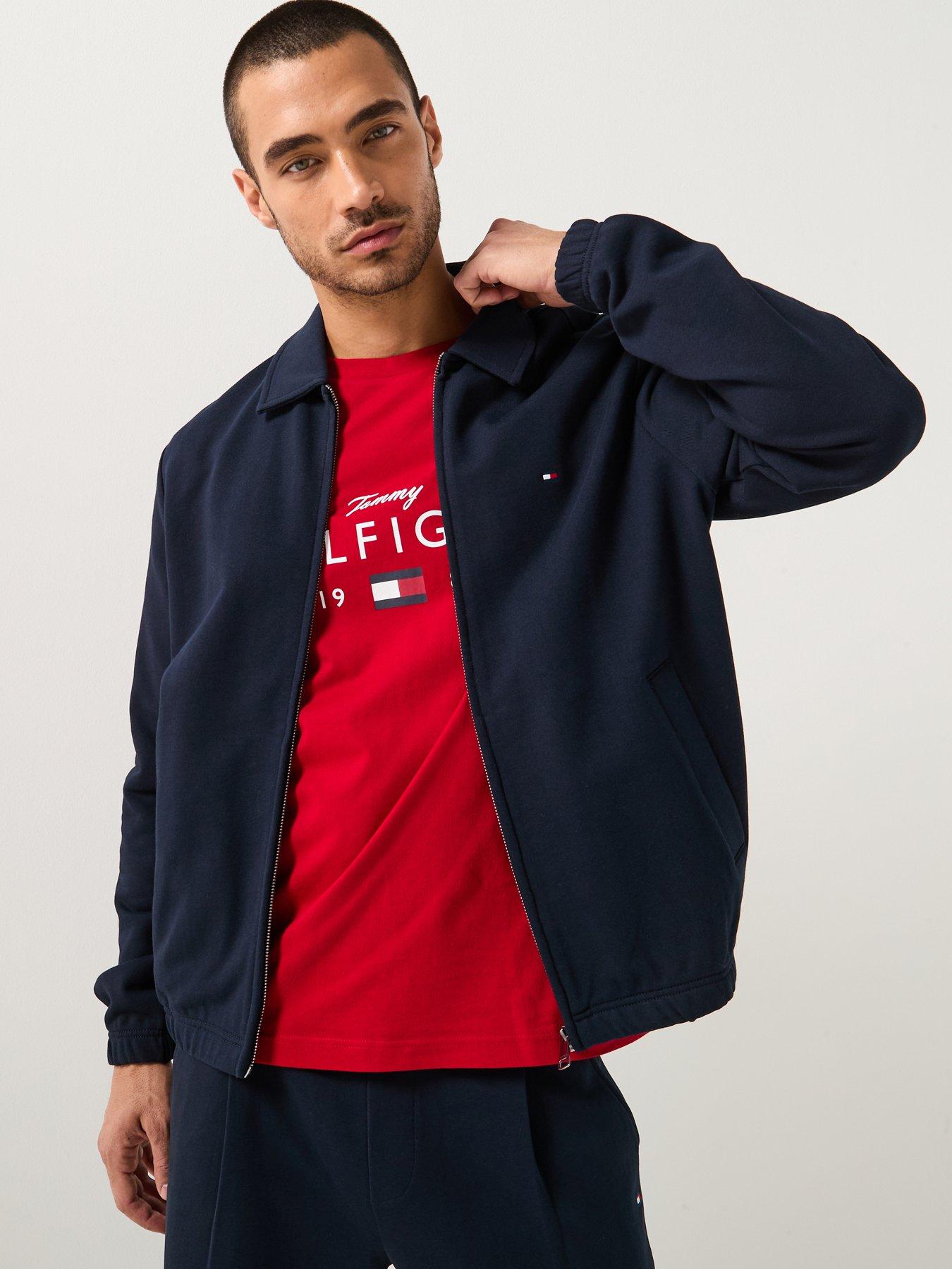 Image 6 of 6 of Tommy Hilfiger Essential Terry Ivy Full Zip Sweat - Navy