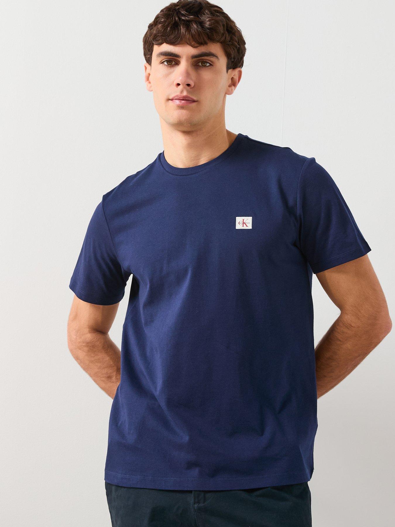 Calvin Klein Jeans Classic Left Chest Badge T-Shirt - Navy