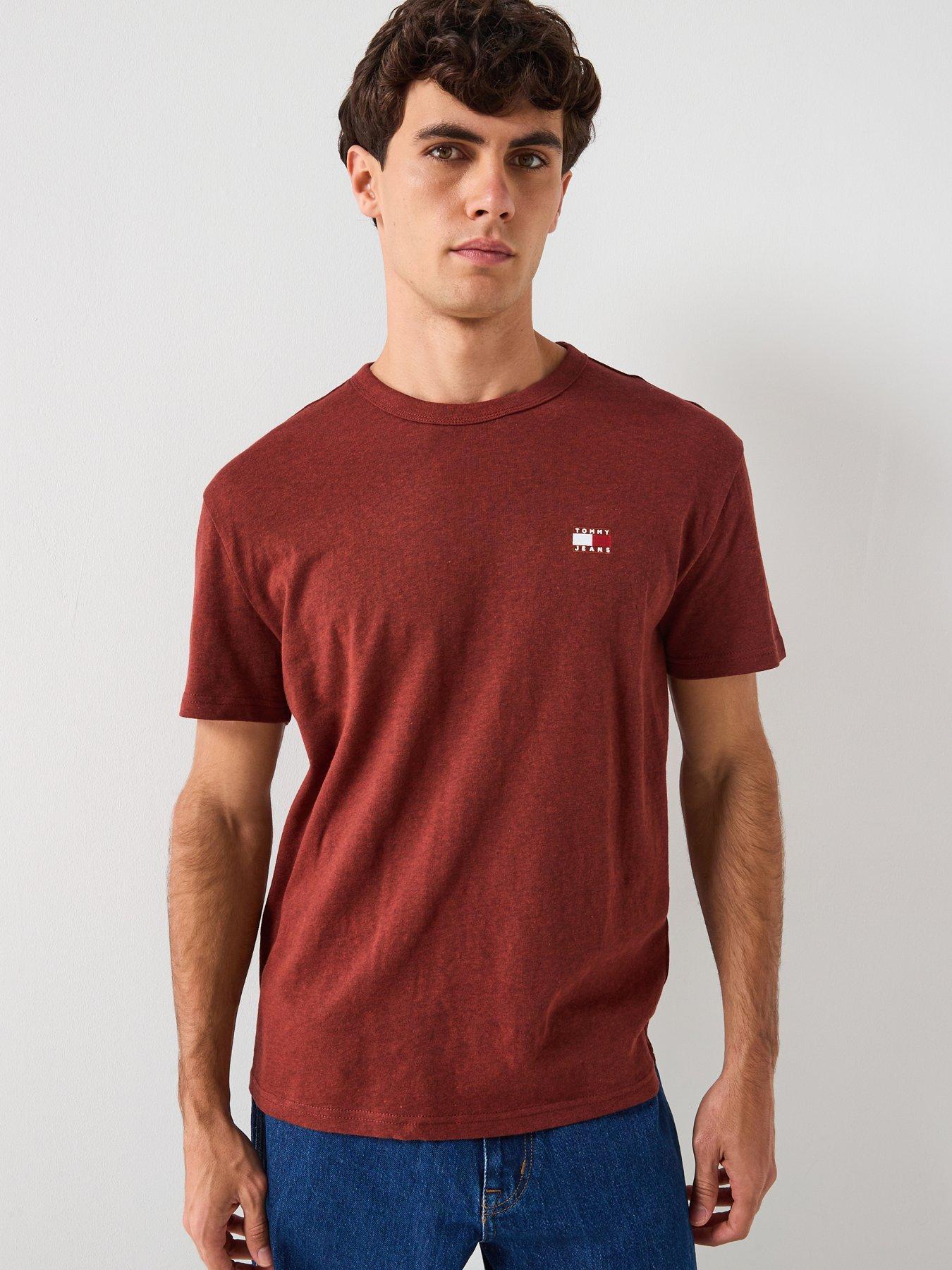 Tommy Jeans Tommy Jeans Regular Fit Badge T-shirt - Dark Red