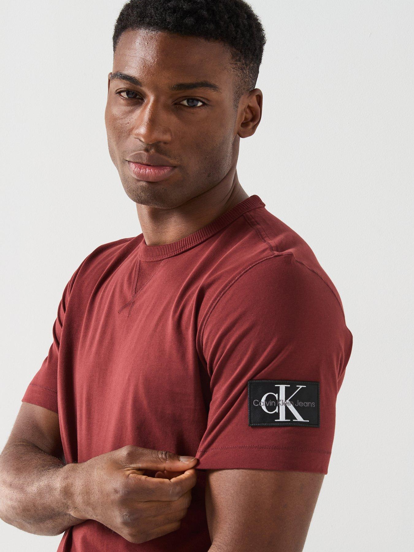 Image 4 of 6 of Calvin Klein Jeans Badge T-Shirt - Brown