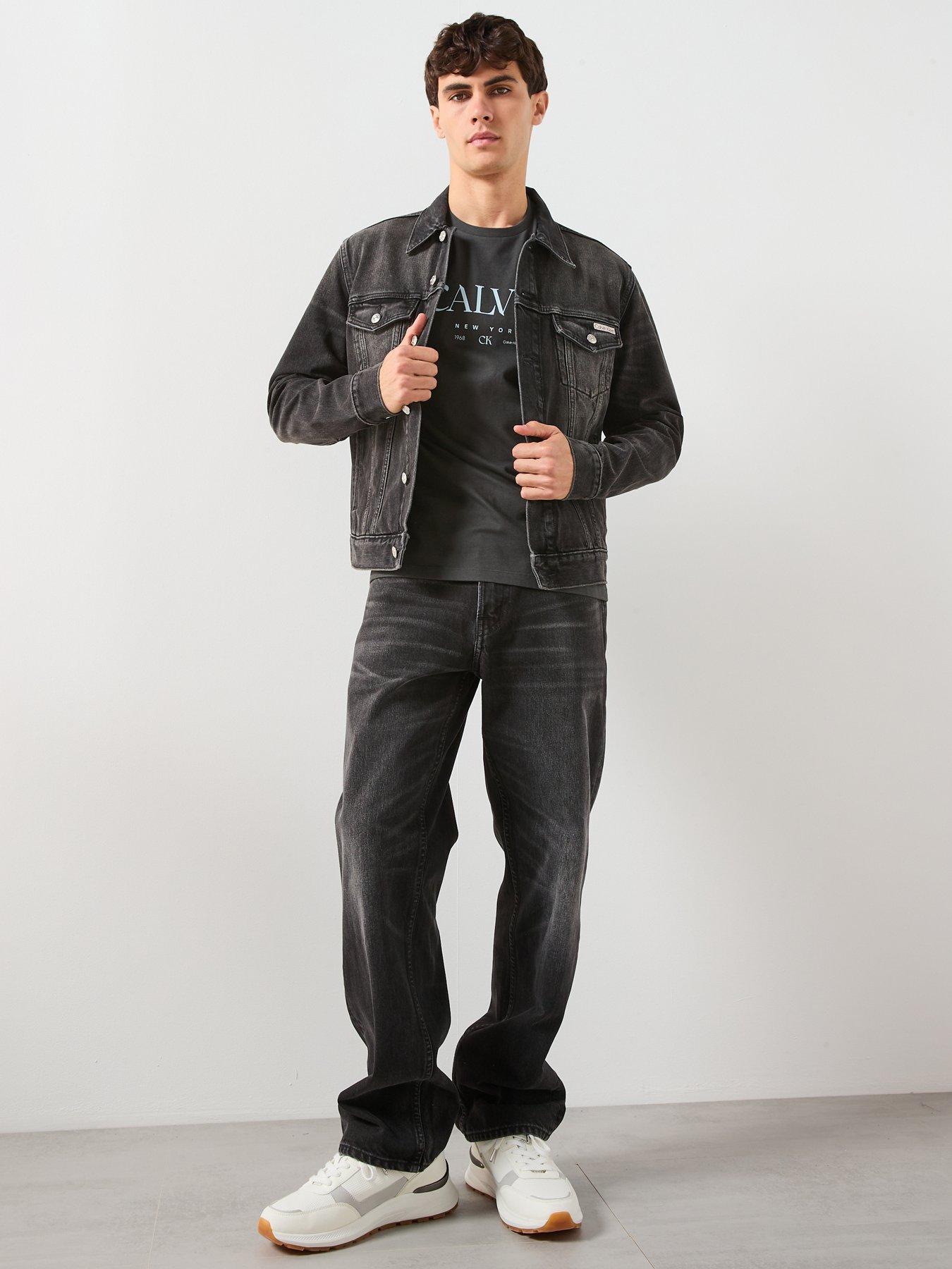Image 3 of 6 of Calvin Klein Jeans Classic Trucker Jacket - Black