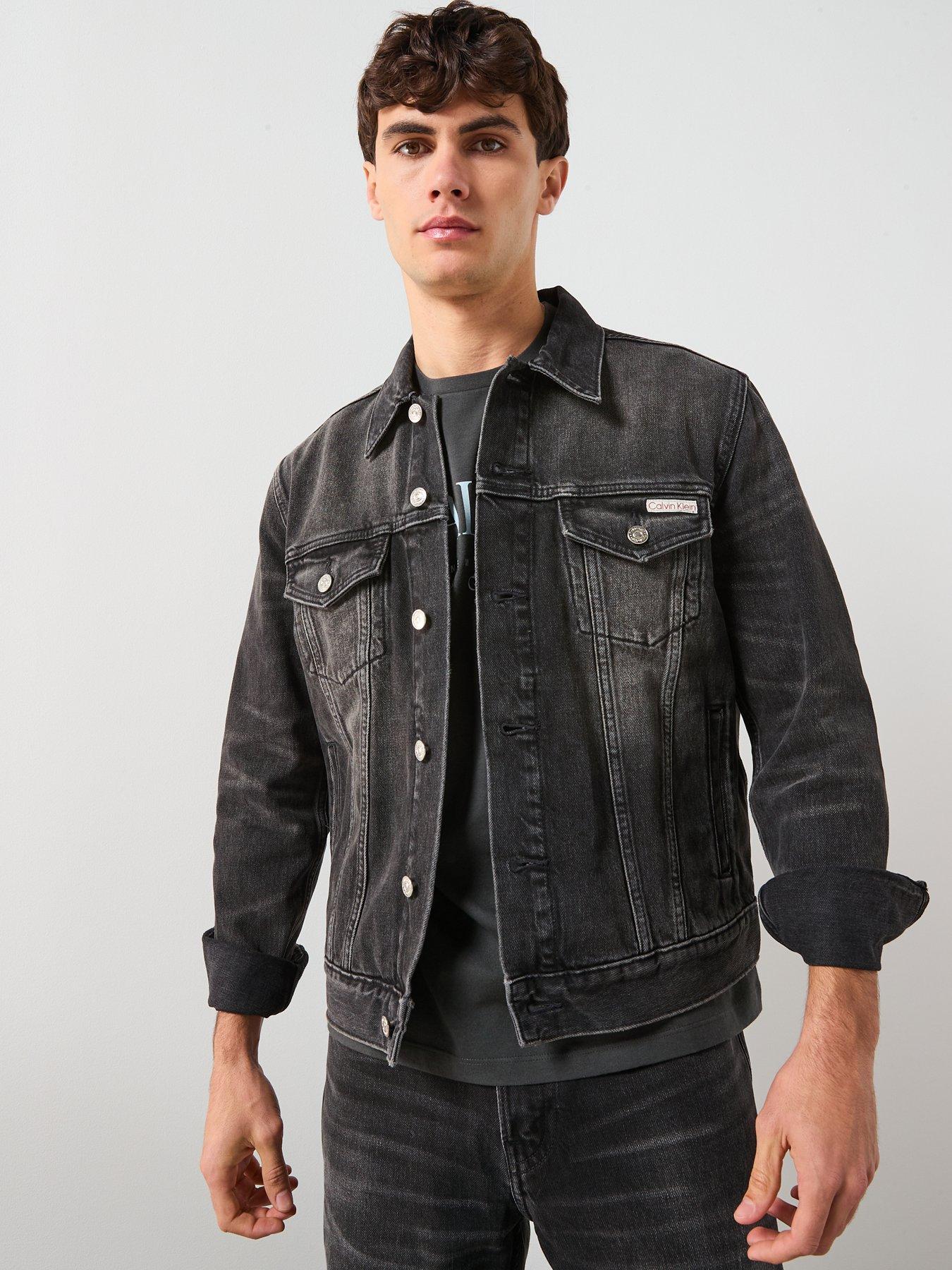 Image 4 of 6 of Calvin Klein Jeans Classic Trucker Jacket - Black